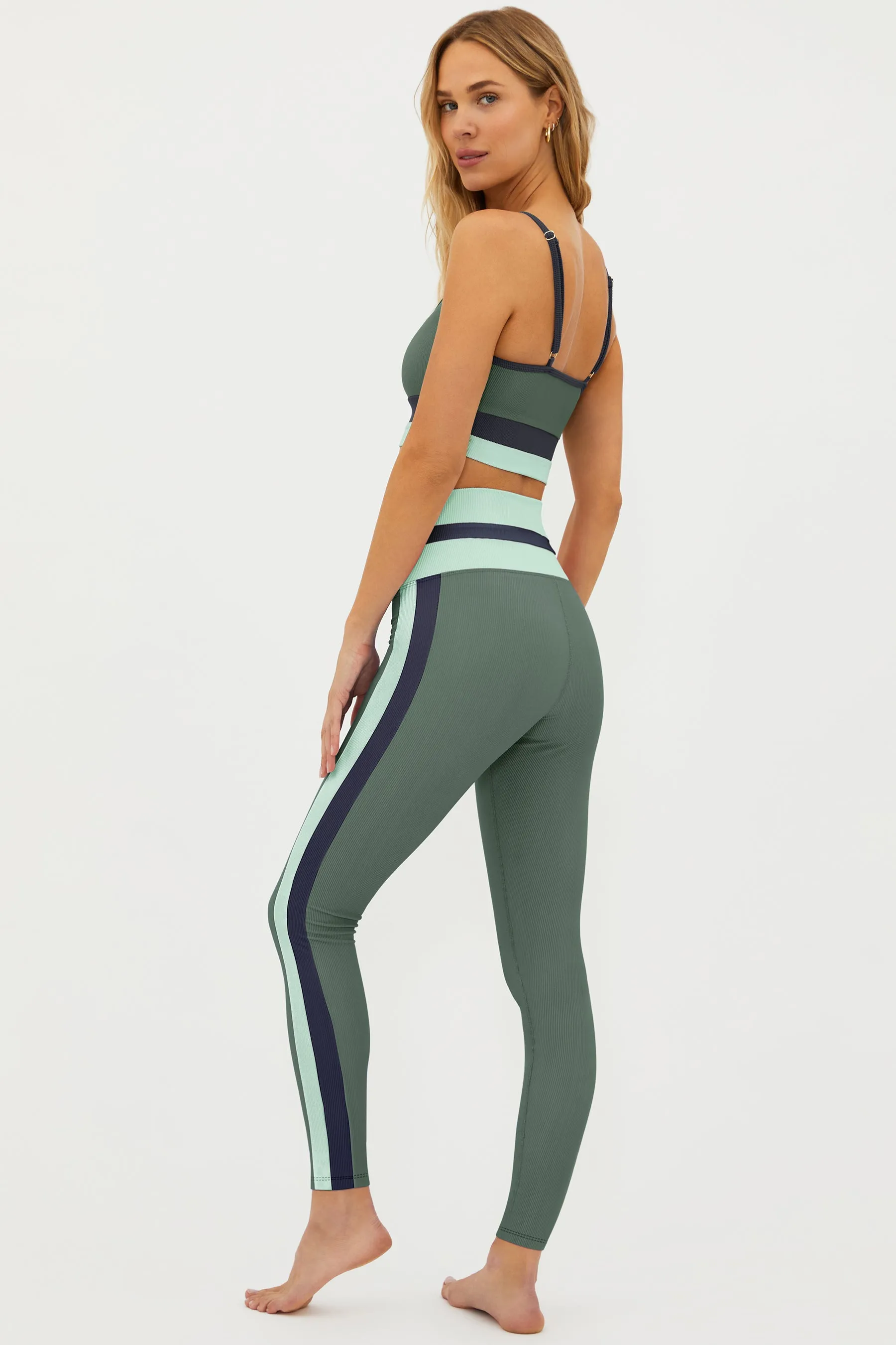 Mariella Legging Palm Paradise Colorblock sold by Beach Riot product image thumbnail 2