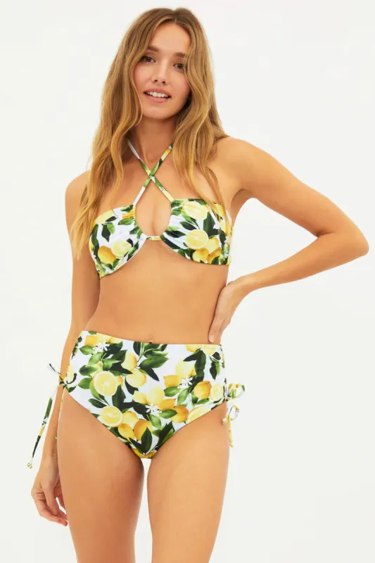 Beach Riot X Rachel Parcell Abby Top Lemon sold by Beach Riot