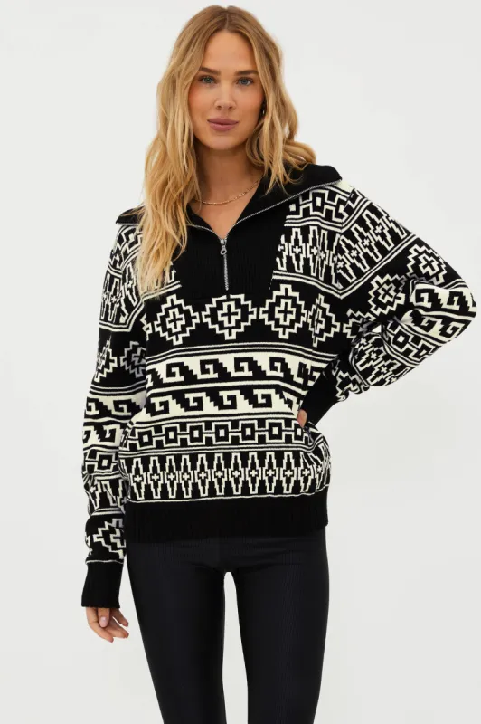 Monterey Sweater Sea Salt Wave made by Beach Riot