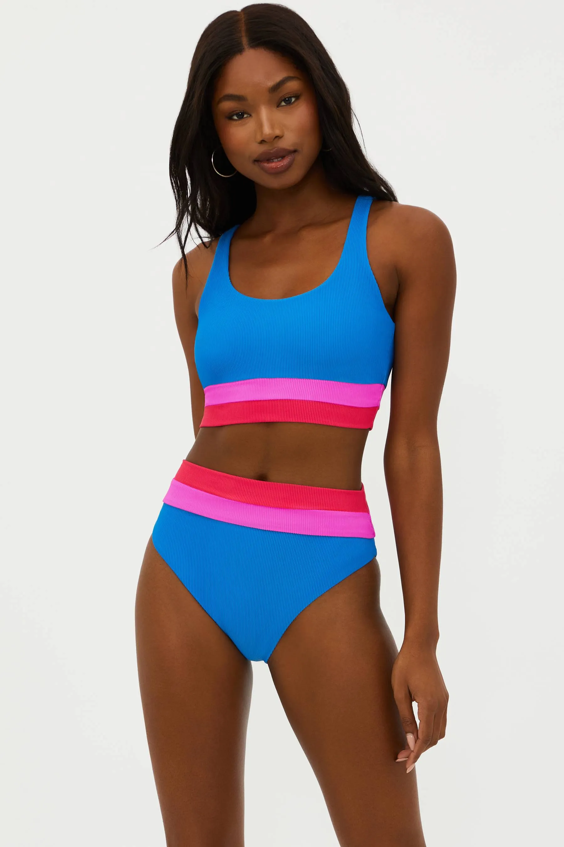 Heidi Bottom Orchid Colorblock sold by Beach Riot product image thumbnail 2