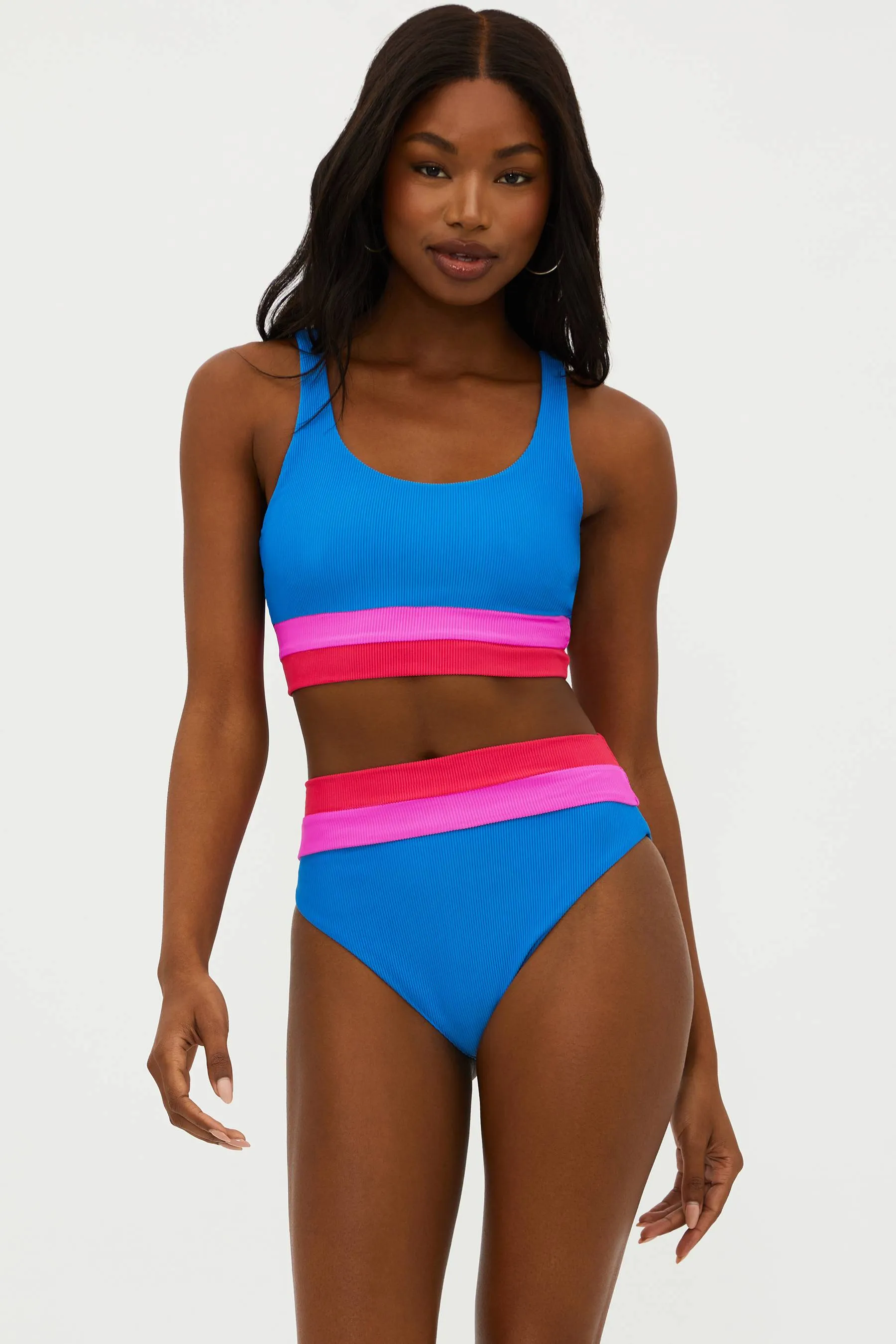 Heidi Bottom Orchid Colorblock sold by Beach Riot product image thumbnail 4