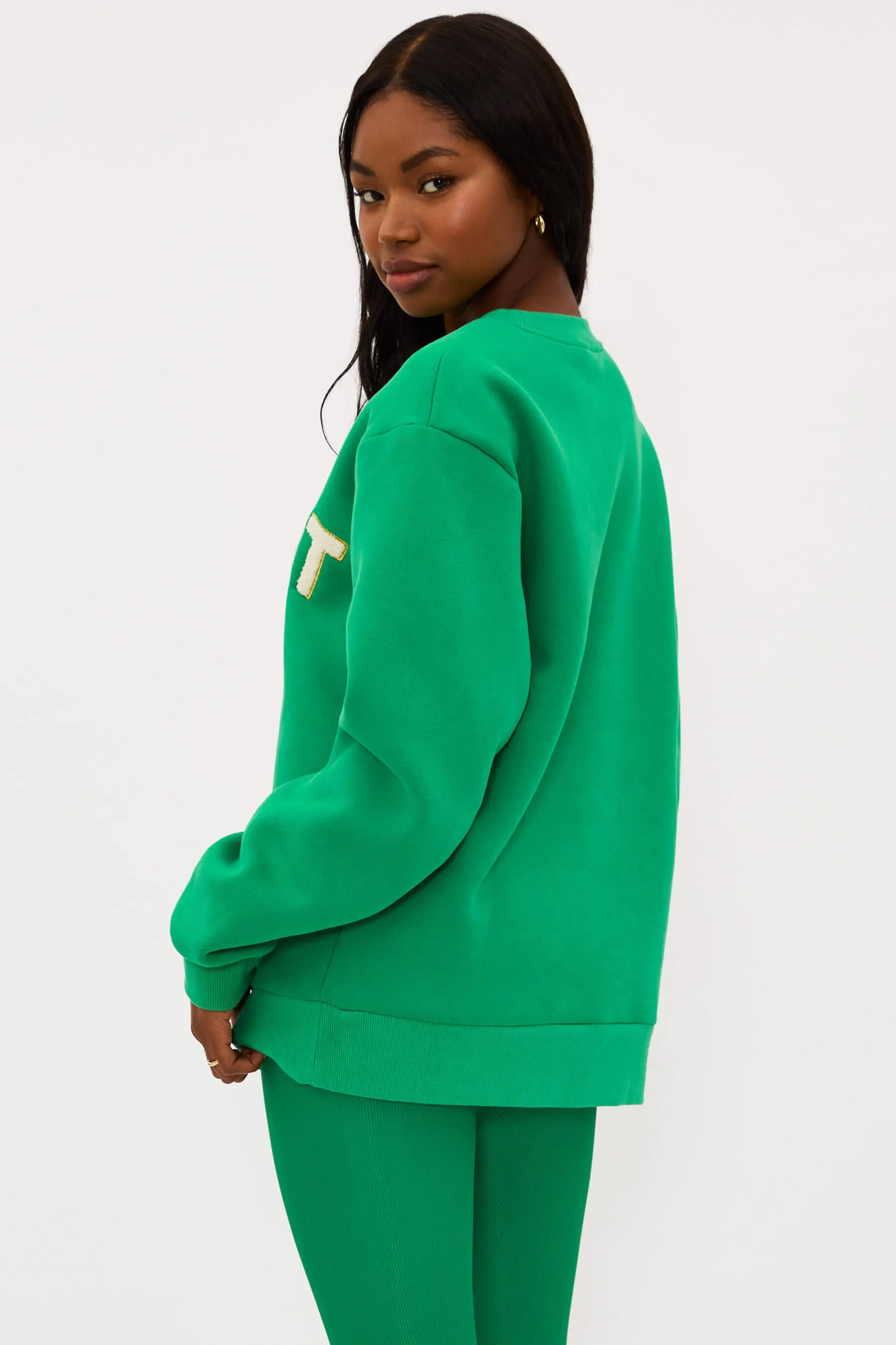 Dawn Sweatshirt Bright Jelly Bean sold by Beach Riot product image thumbnail 2