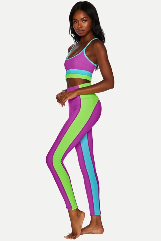 Colorblock Legging Cool Fluorescents sold by Beach Riot