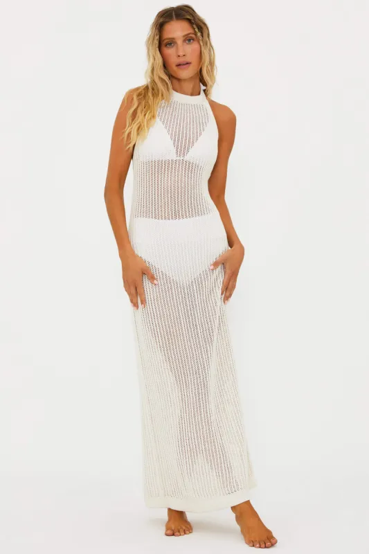 Romee Dress Cream sold by Beach Riot