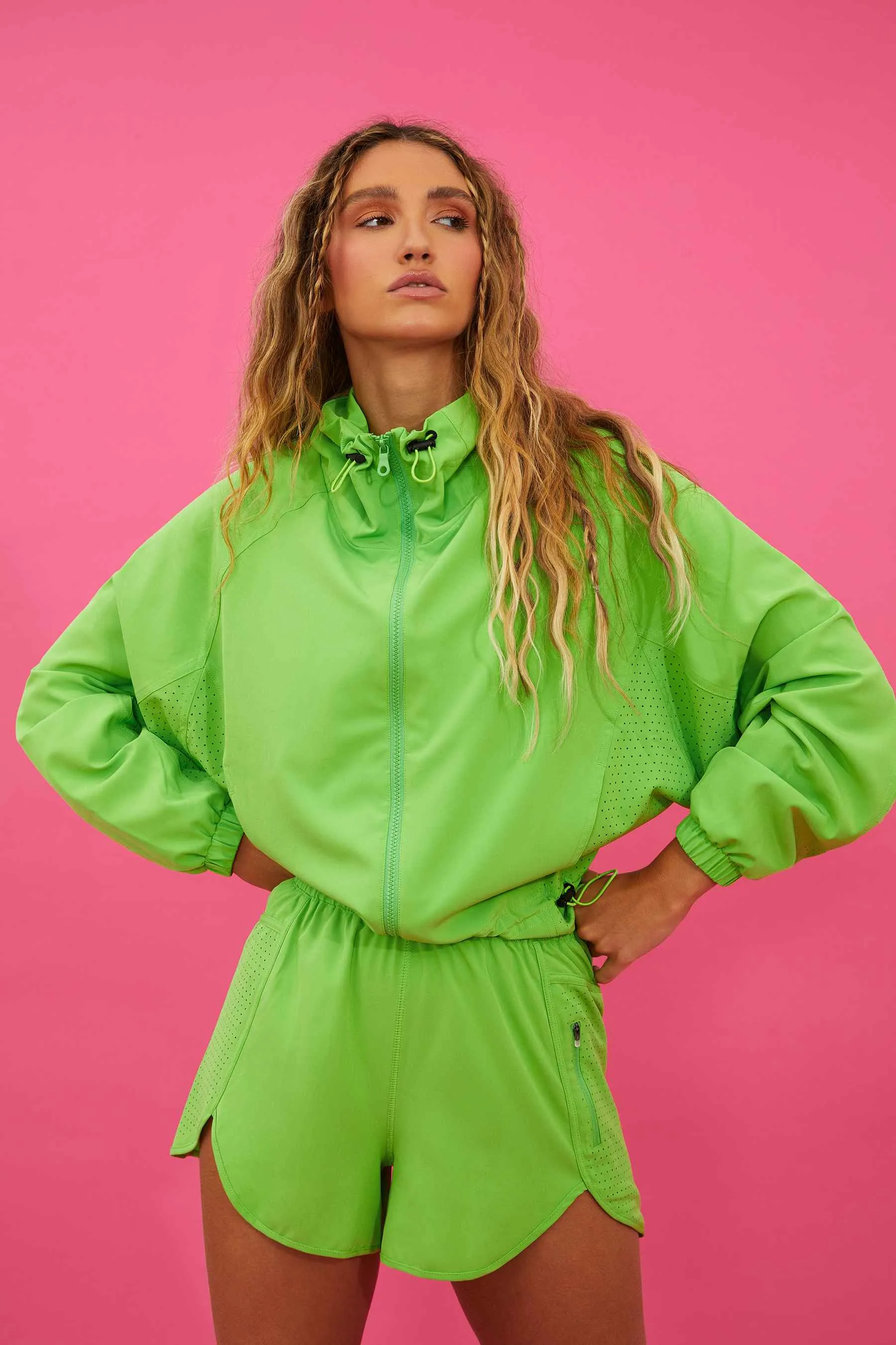 Casen Jacket Palm Garden Green sold by Beach Riot product image thumbnail 2