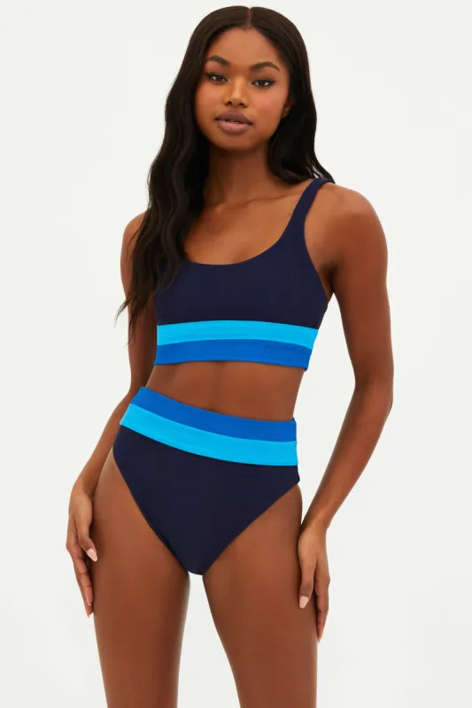 Mackenzie Top Marine Colorblock sold by Beach Riot