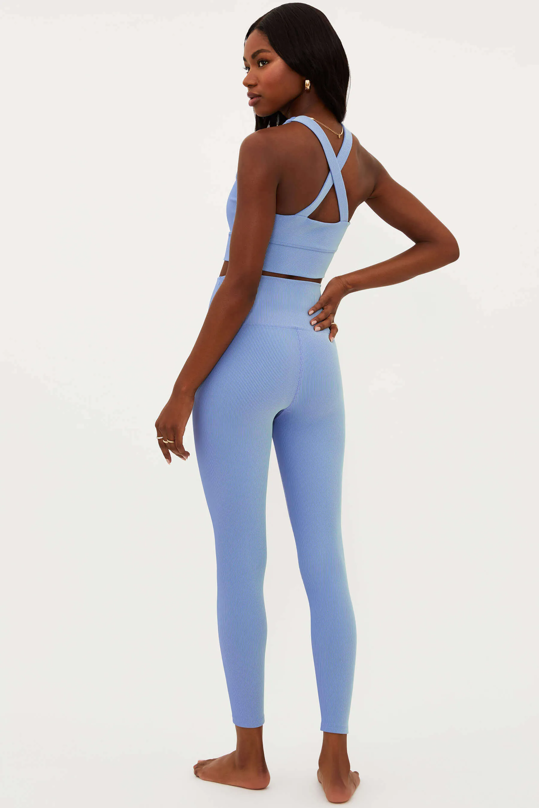 Tayler Legging Seashore Two Tone Rib sold by Beach Riot product image thumbnail 2