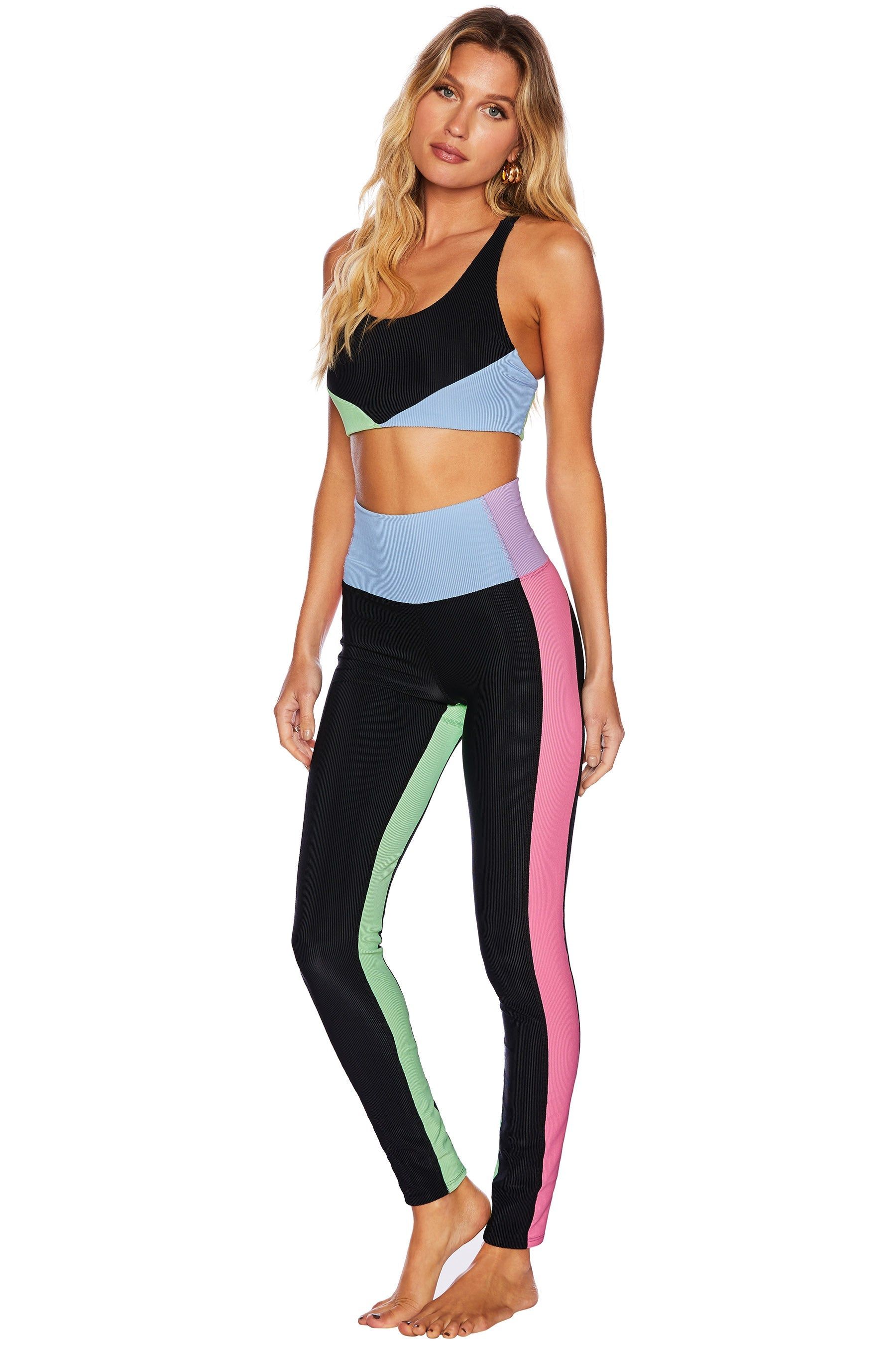 Colorblock Legging Pretty Pastels sold by Beach Riot