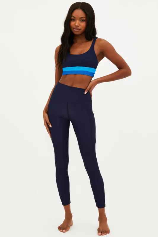 Summer 7/8 Legging Navy sold by Beach Riot