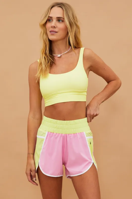 Leah Top Low Key Lemon sold by Beach Riot