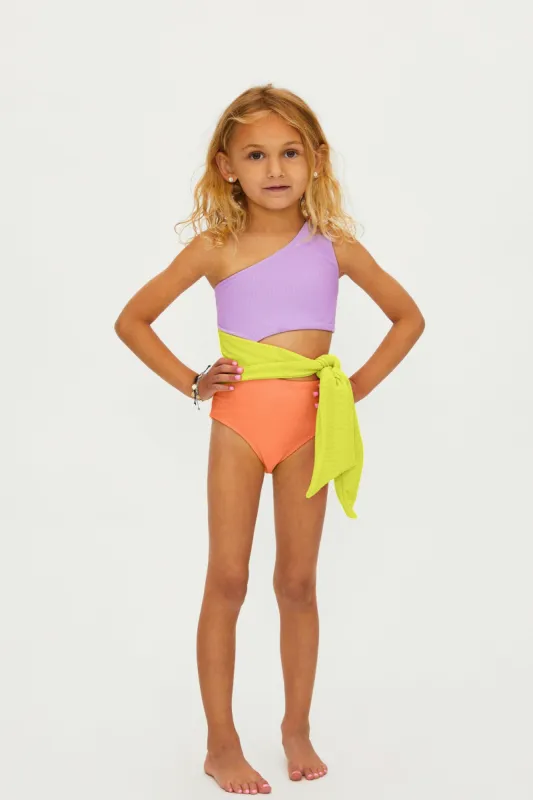Little Carlie One Piece Sundazed Colorblock sold by Beach Riot