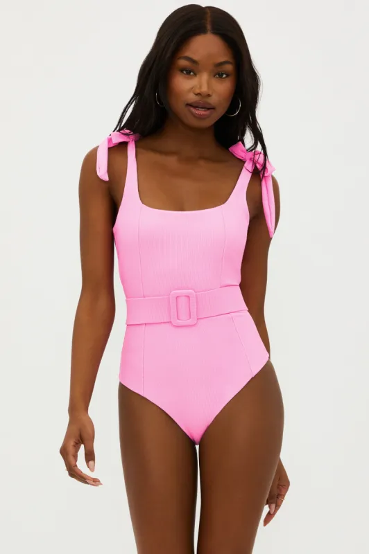 Sydney One Piece Prism Pink sold by Beach Riot