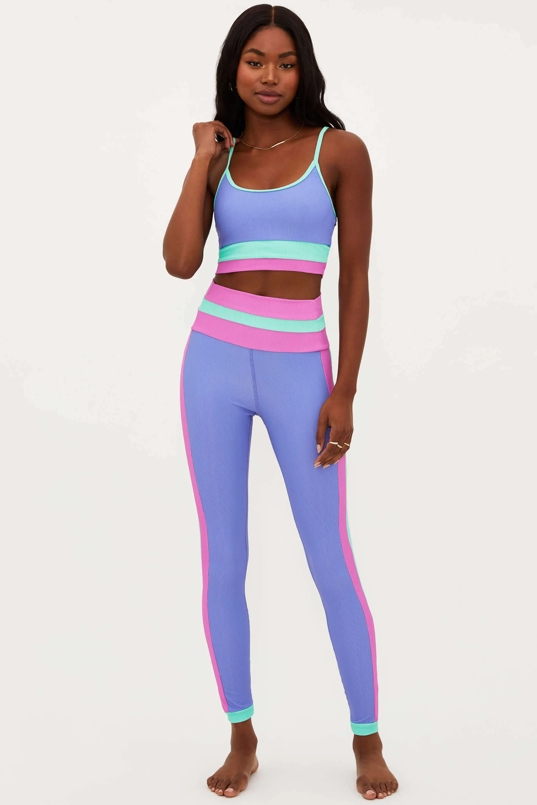 Melinda Legging High Tide Colorblock sold by Beach Riot product image thumbnail 3