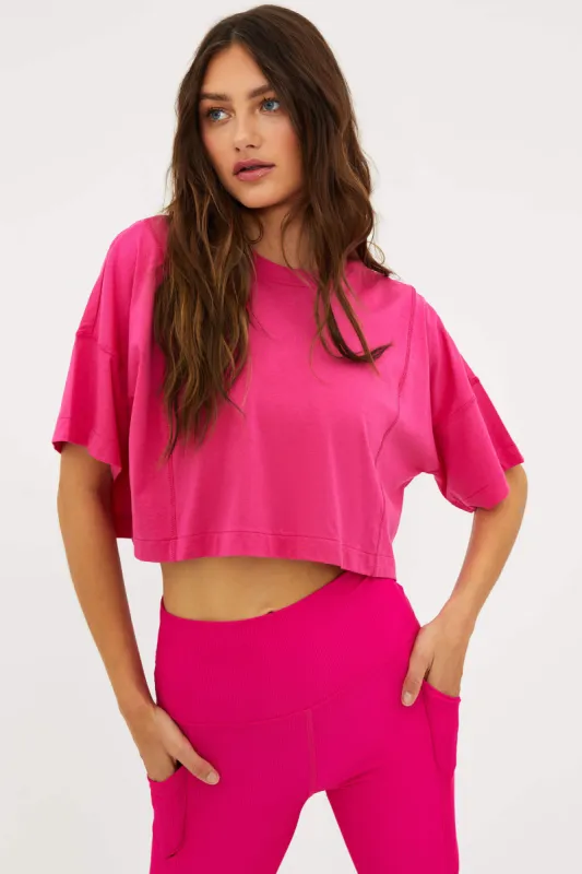 Esme Top Bright Fuchsia sold by Beach Riot