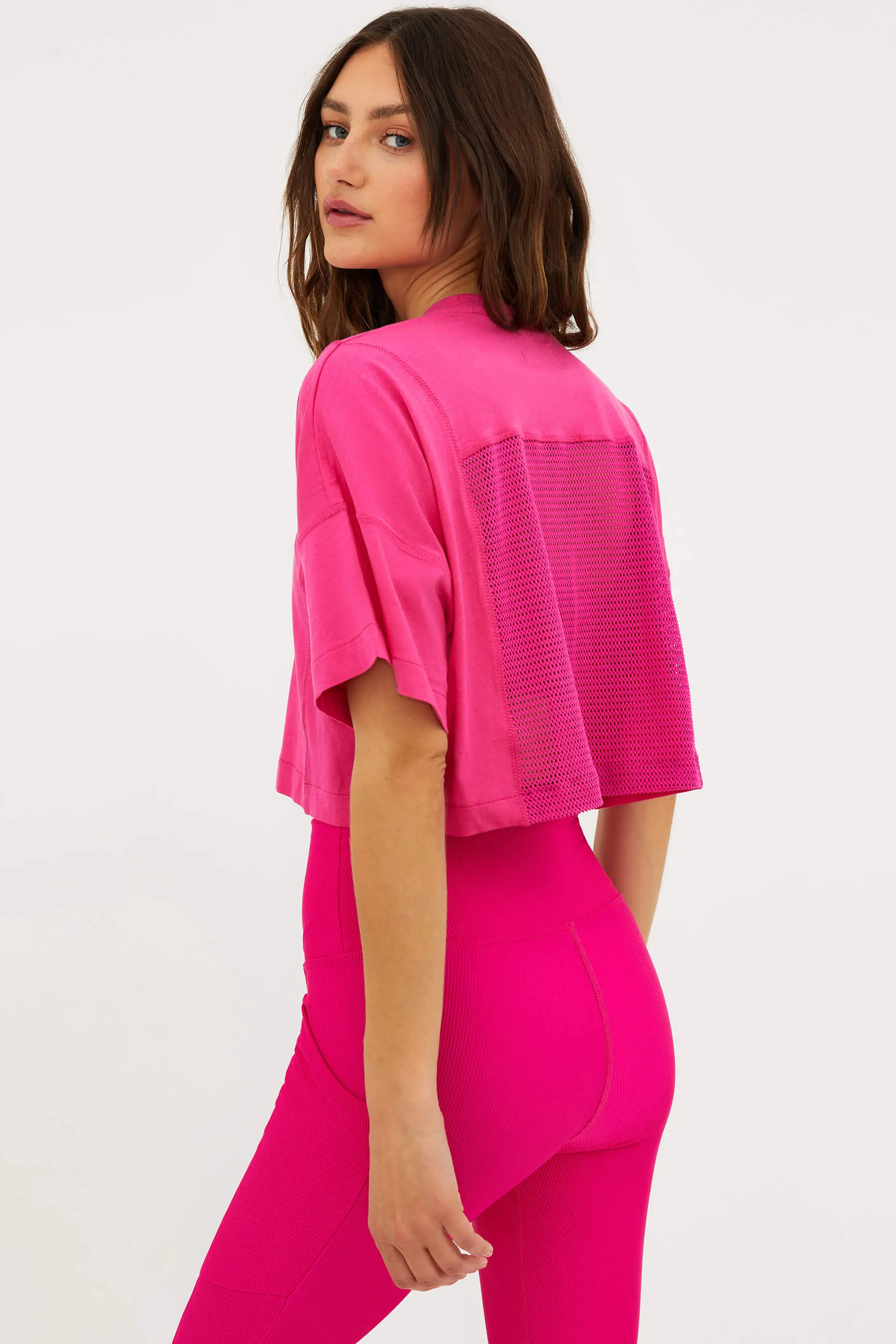 Esme Top Bright Fuchsia sold by Beach Riot product image thumbnail 2