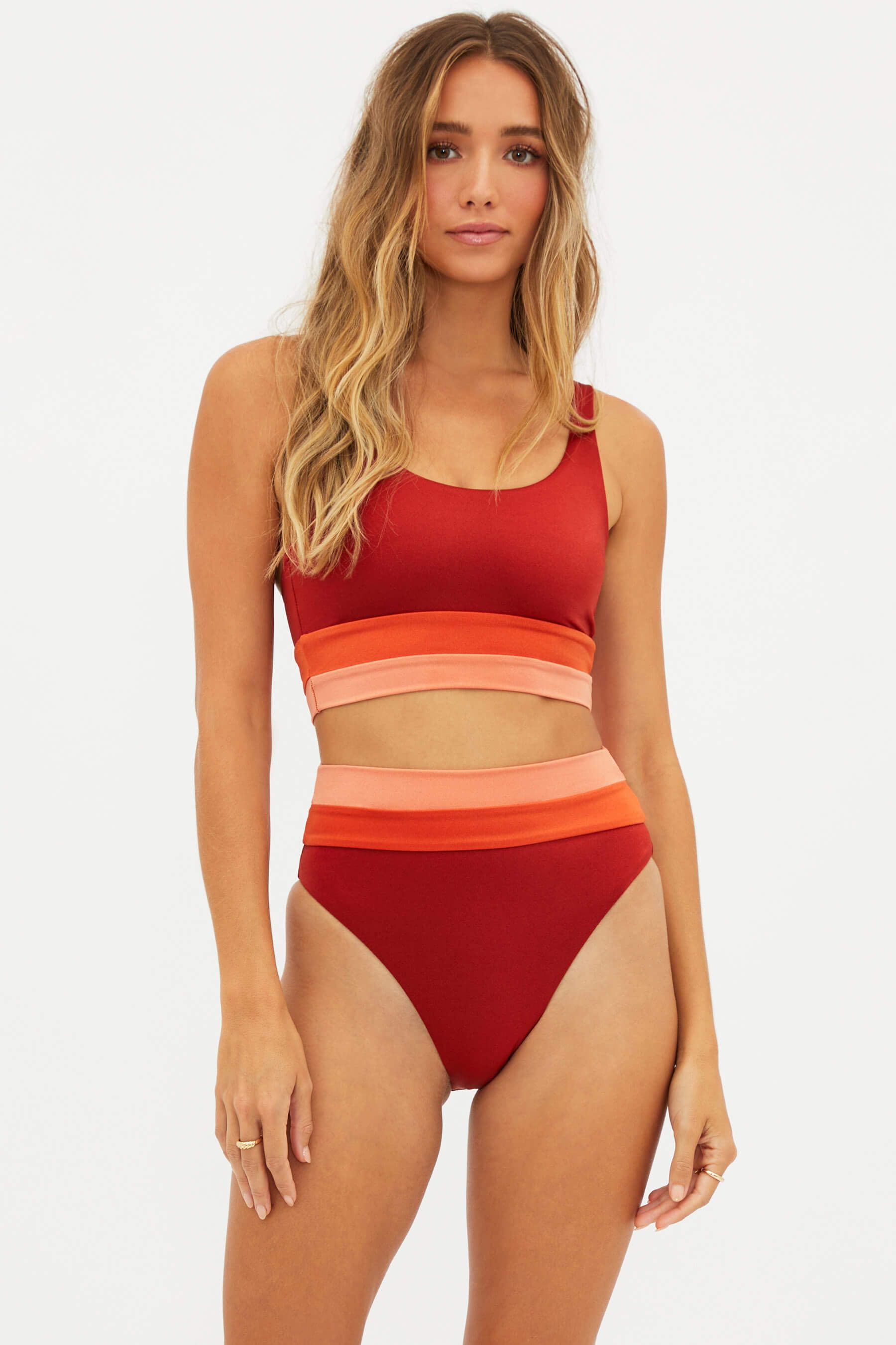 Heidi Bottom Desert Clay Colorblock sold by Beach Riot product image thumbnail 2