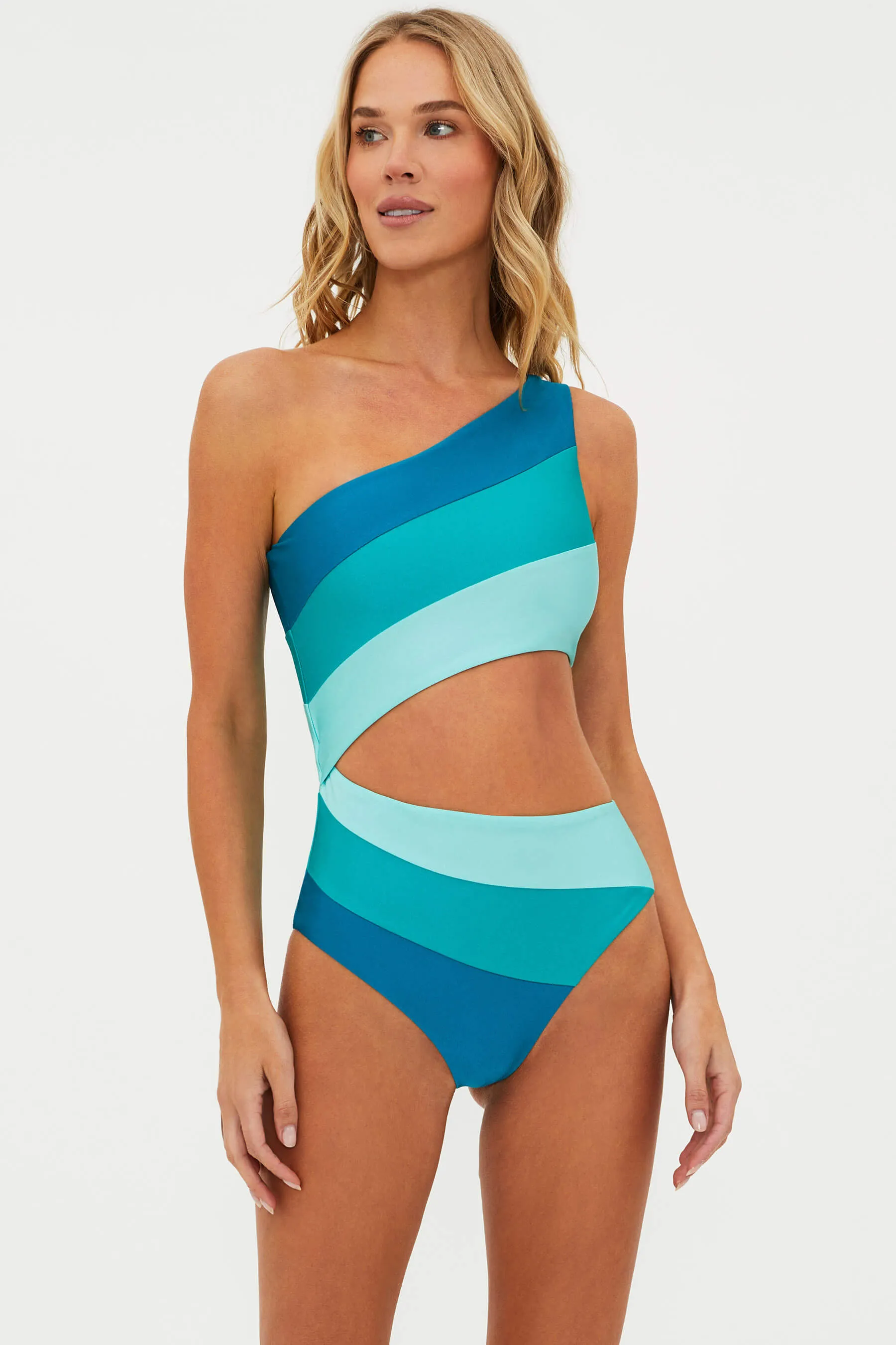 Joyce One Piece Cosmic Colorblock sold by Beach Riot