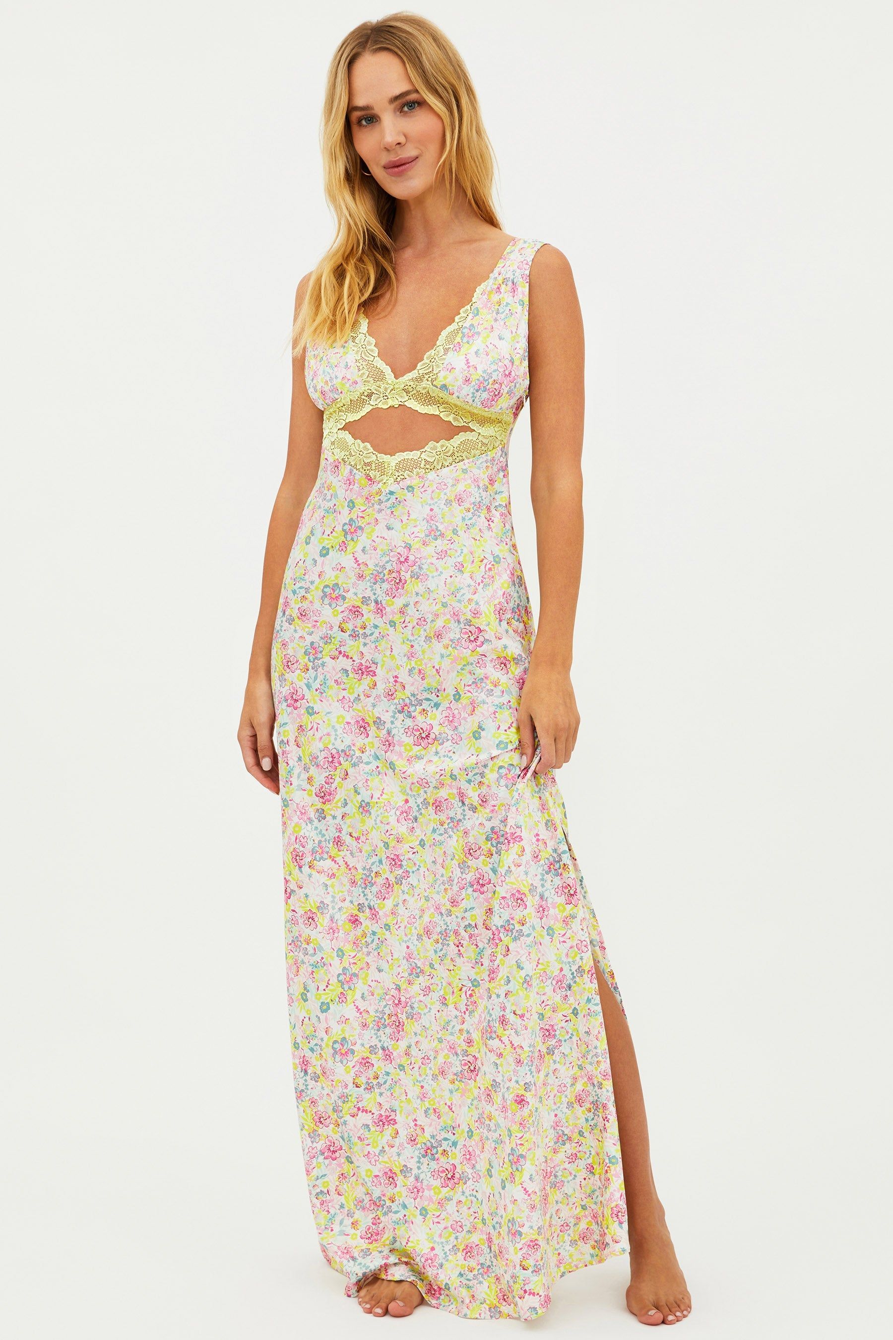 Kimi Dress Forget Me Not Floral sold by Beach Riot