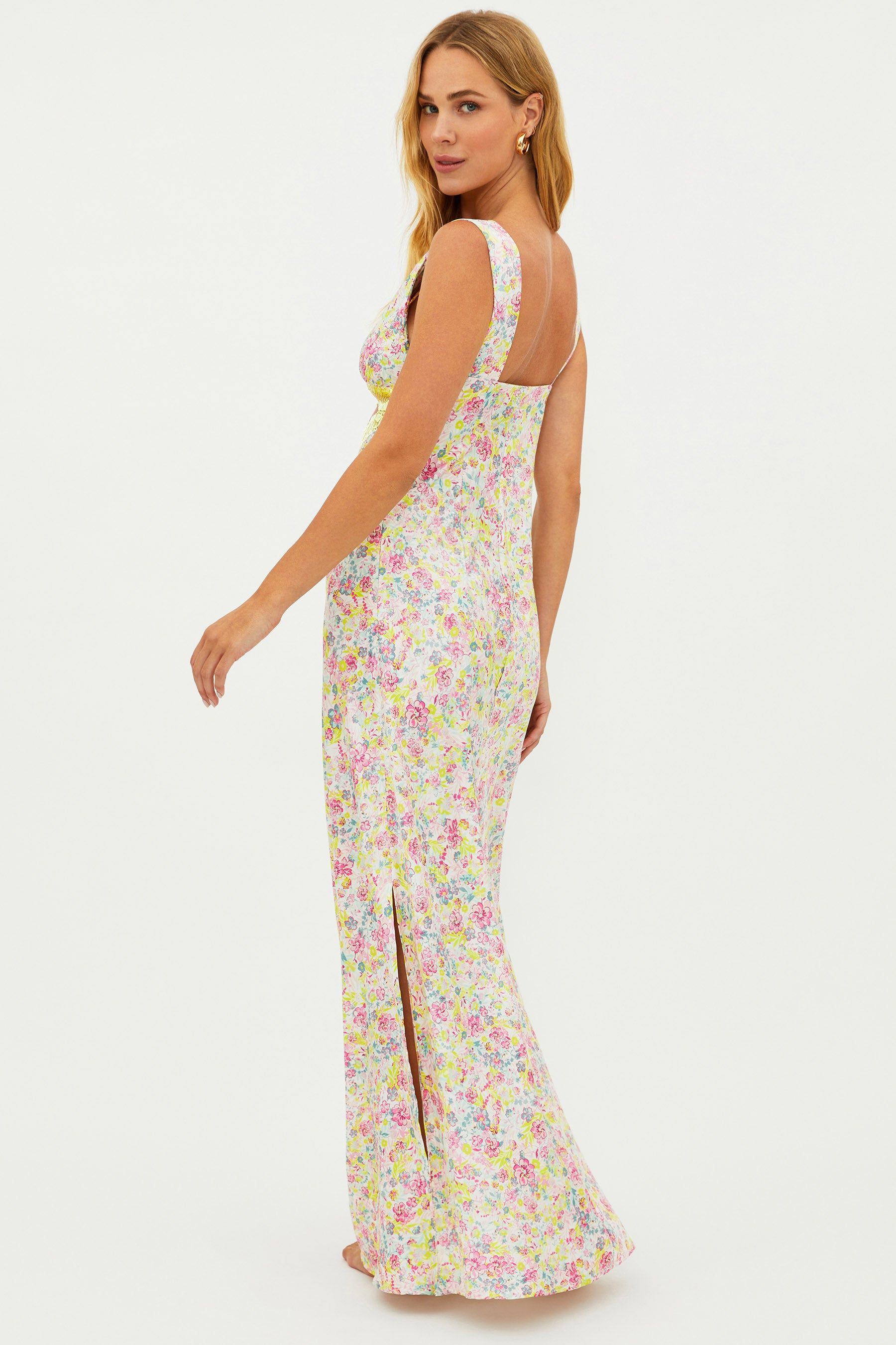 Kimi Dress Forget Me Not Floral sold by Beach Riot product image thumbnail 2