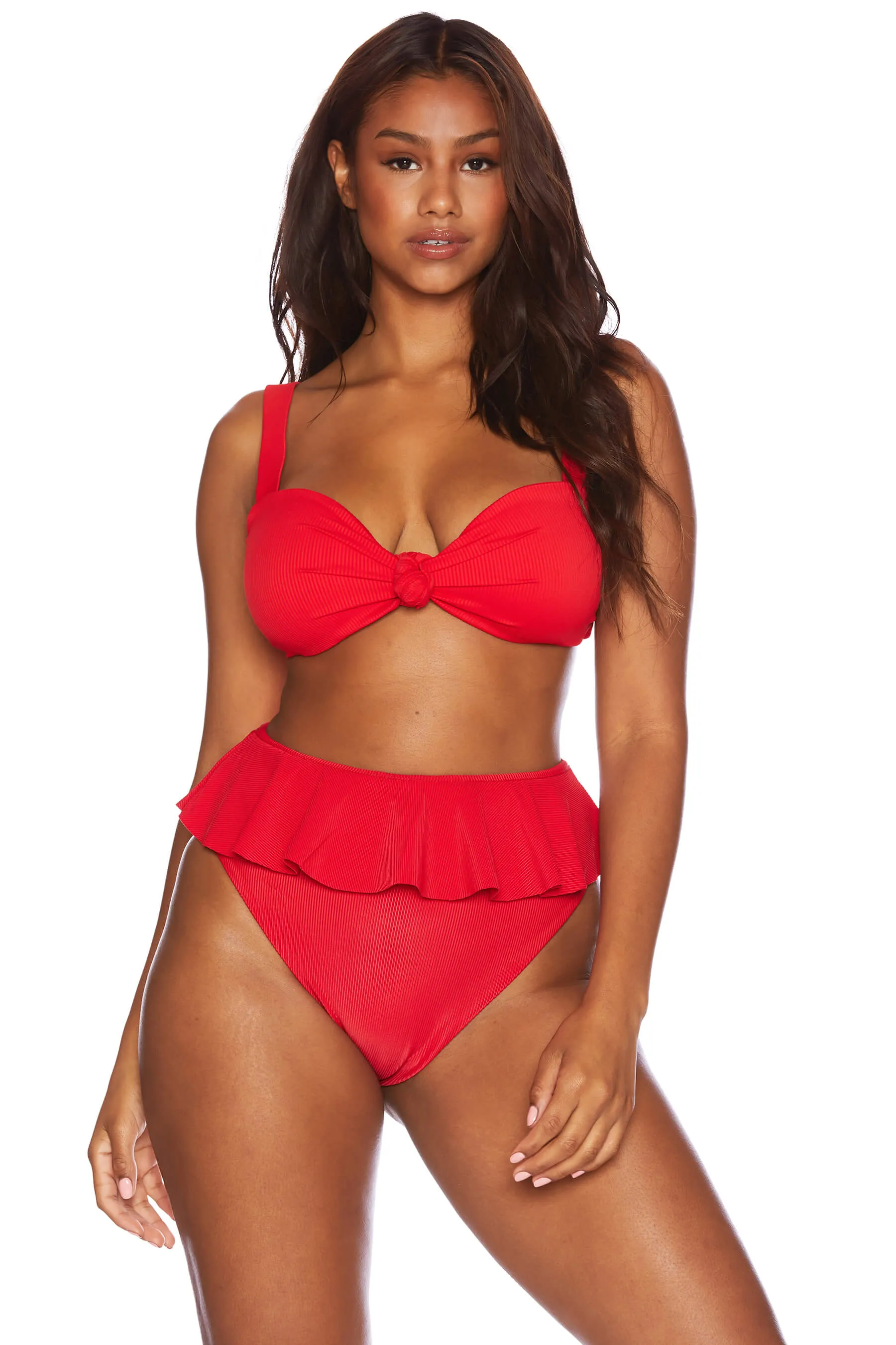 Daisy Bottom Red sold by Beach Riot product image thumbnail 2