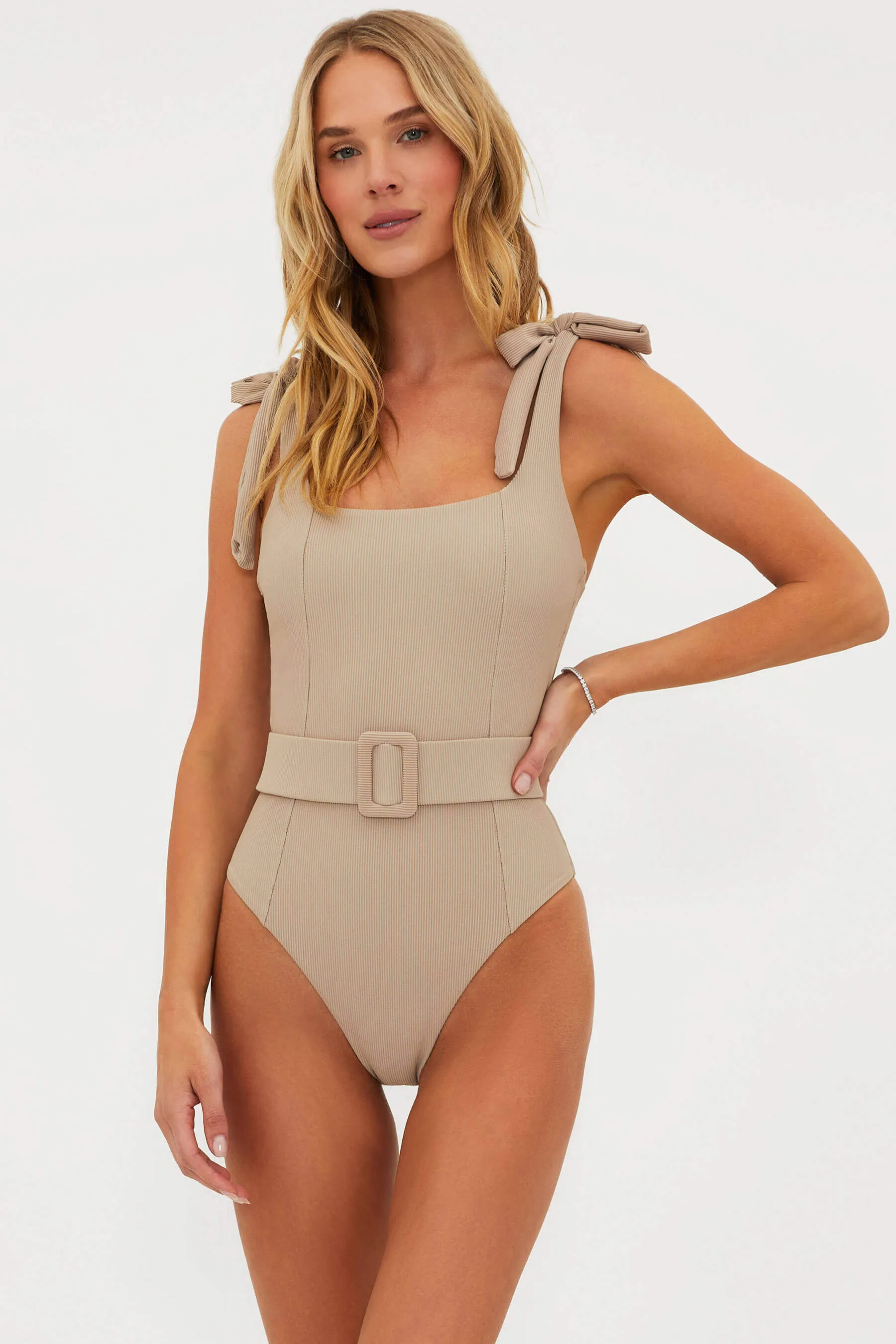 Sydney One Piece Tan sold by Beach Riot