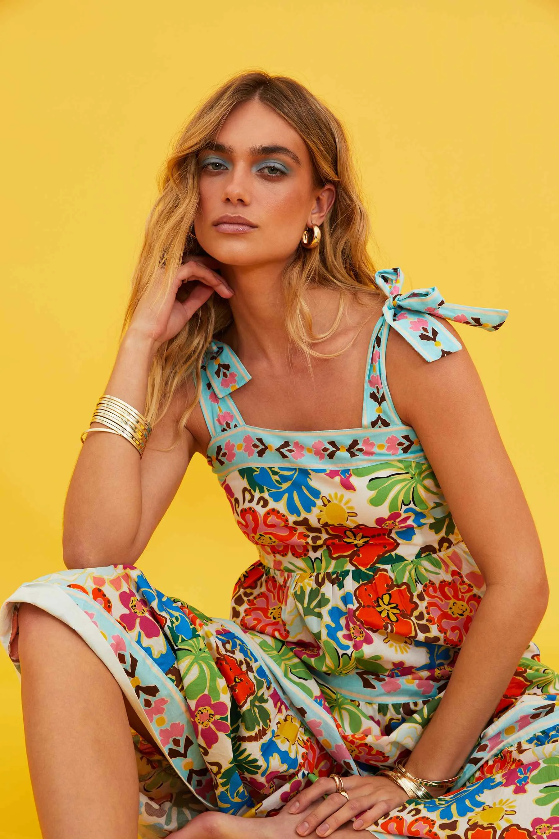 Charlotte Dress Tropical Sands sold by Beach Riot product image thumbnail 3