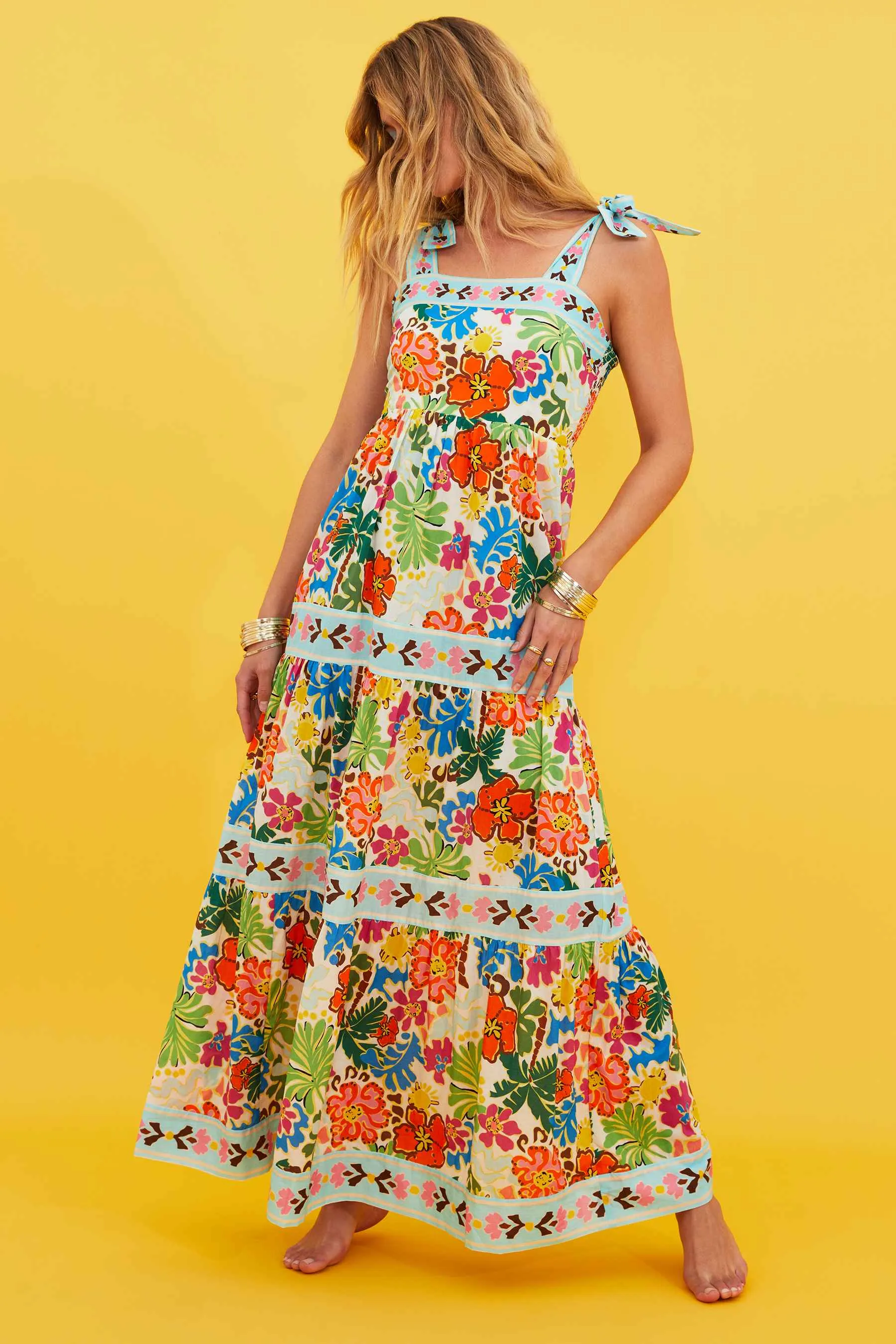Charlotte Dress Tropical Sands sold by Beach Riot product image thumbnail 2