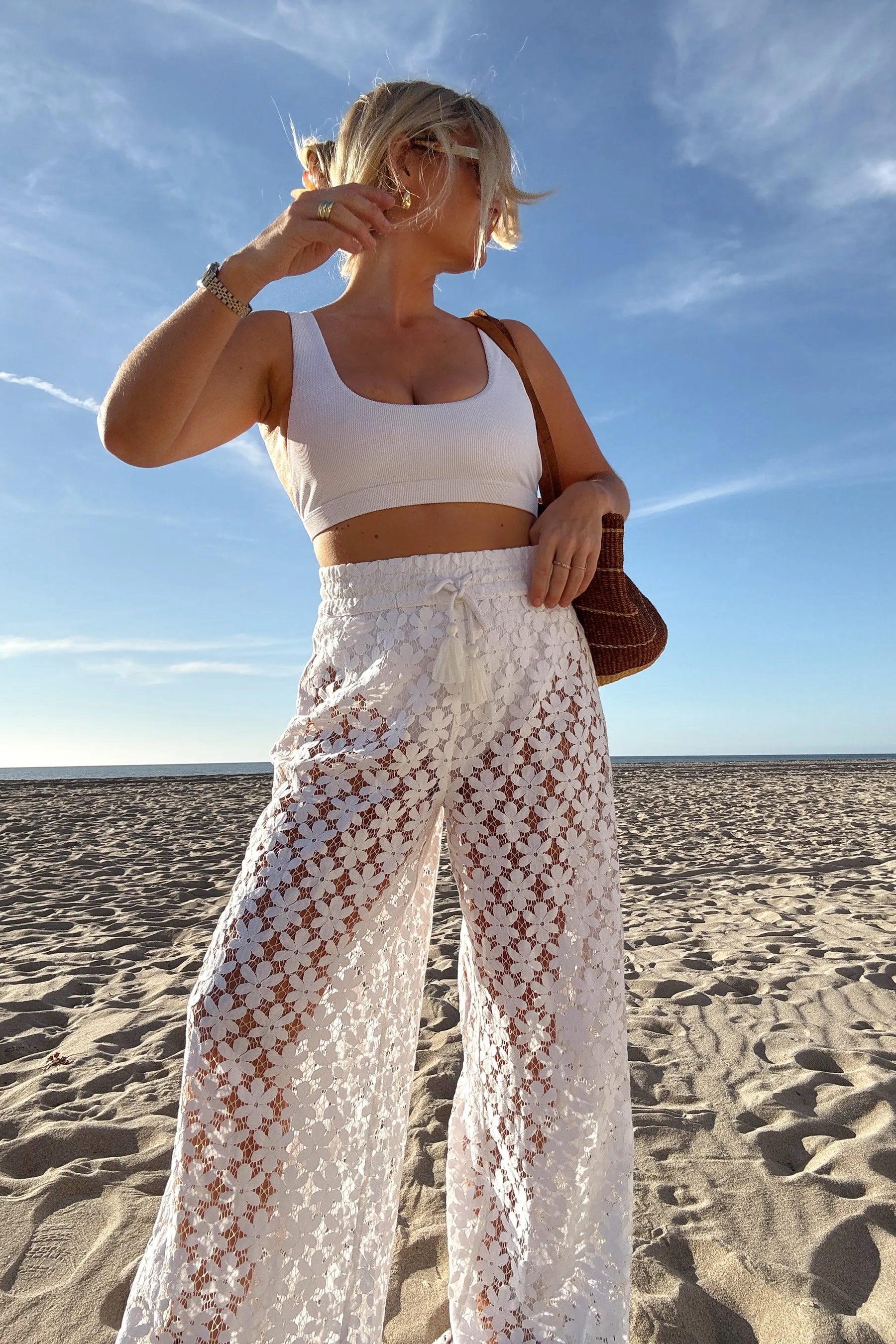 Foster Pant White sold by Beach Riot product image thumbnail 5