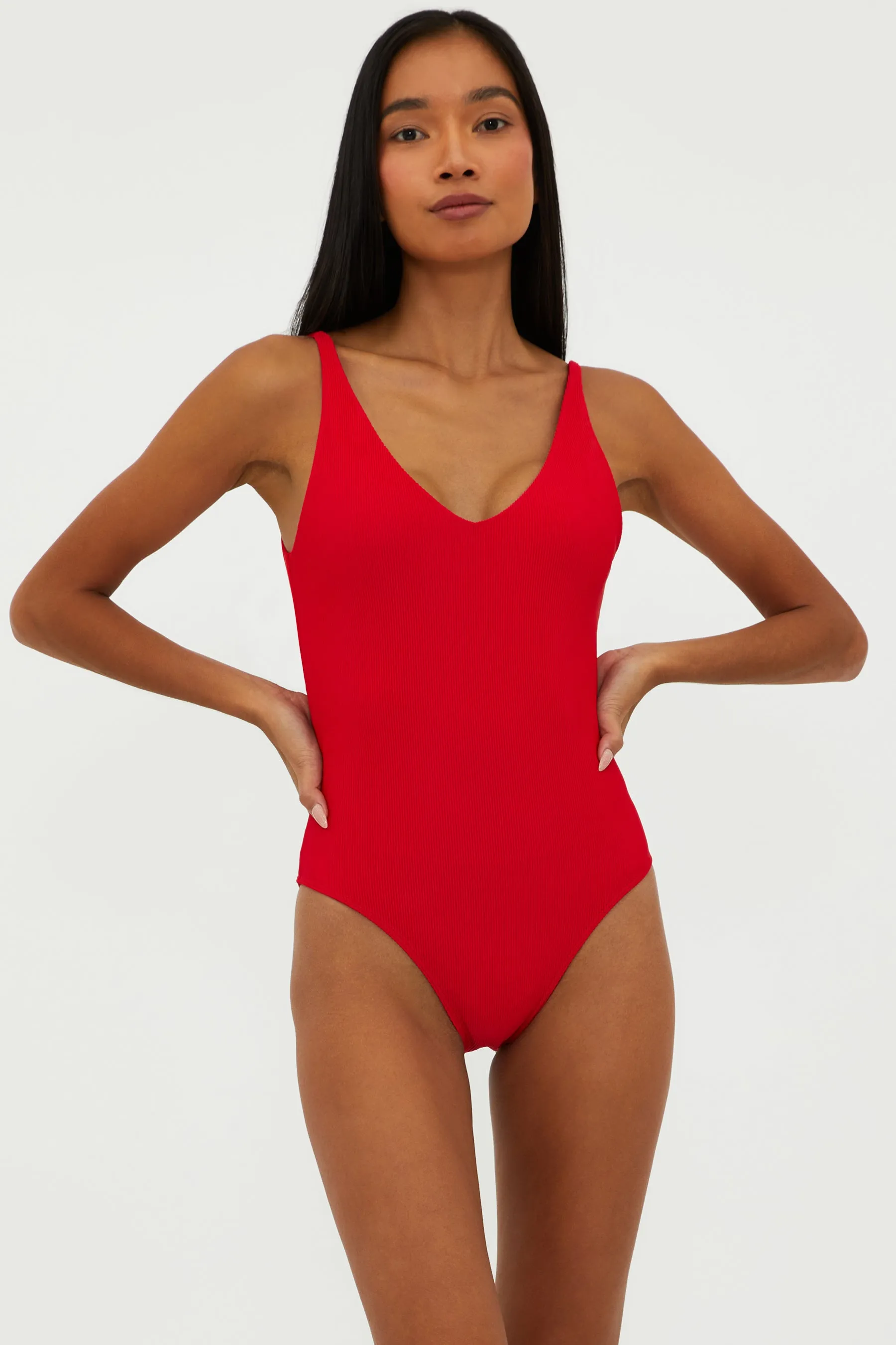 Reese One Piece Red sold by Beach Riot product image thumbnail 3
