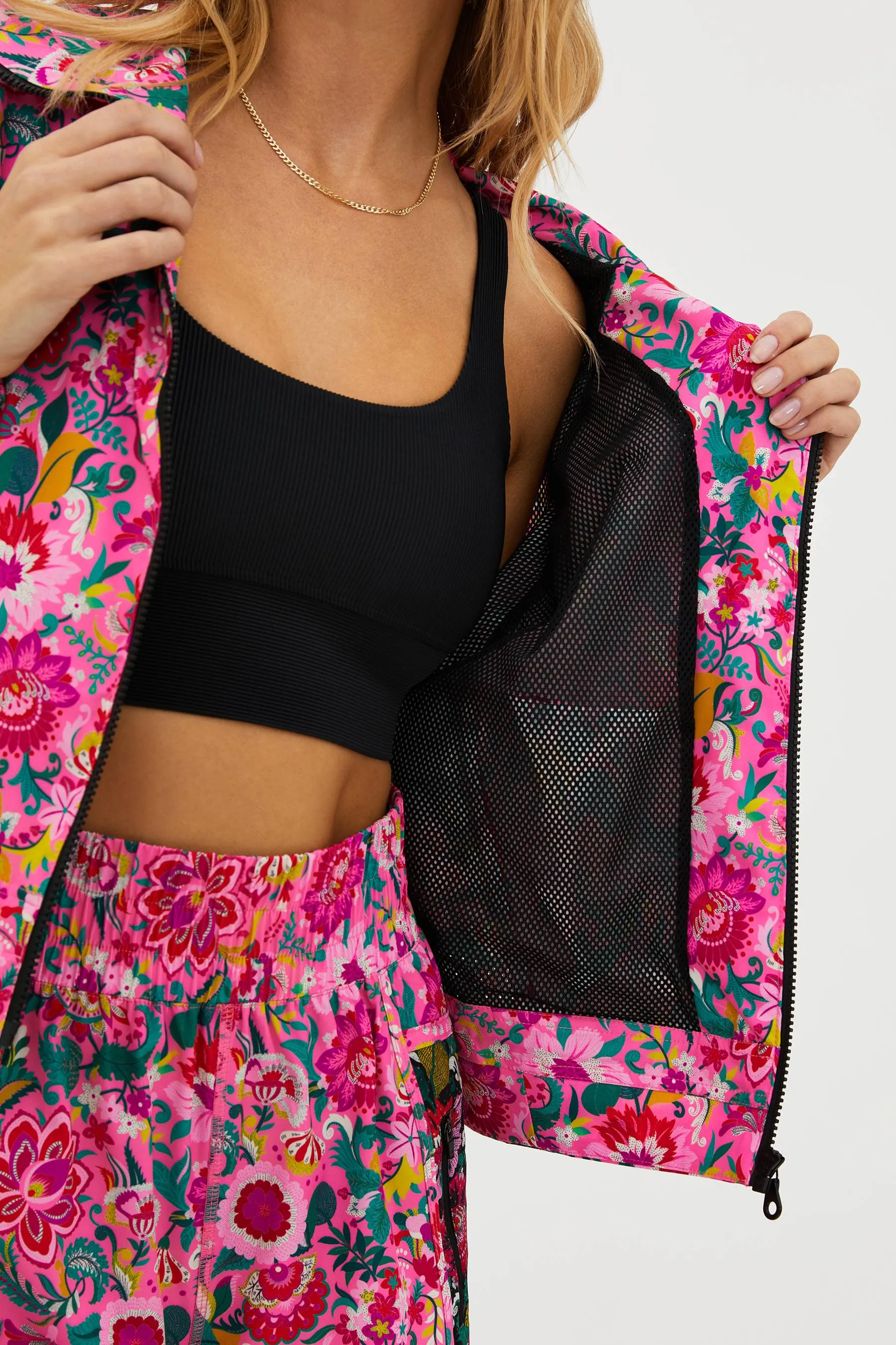 Casen Jacket Passion Flor sold by Beach Riot product image thumbnail 4