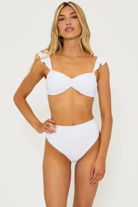 Poppy Top White sold by Beach Riot