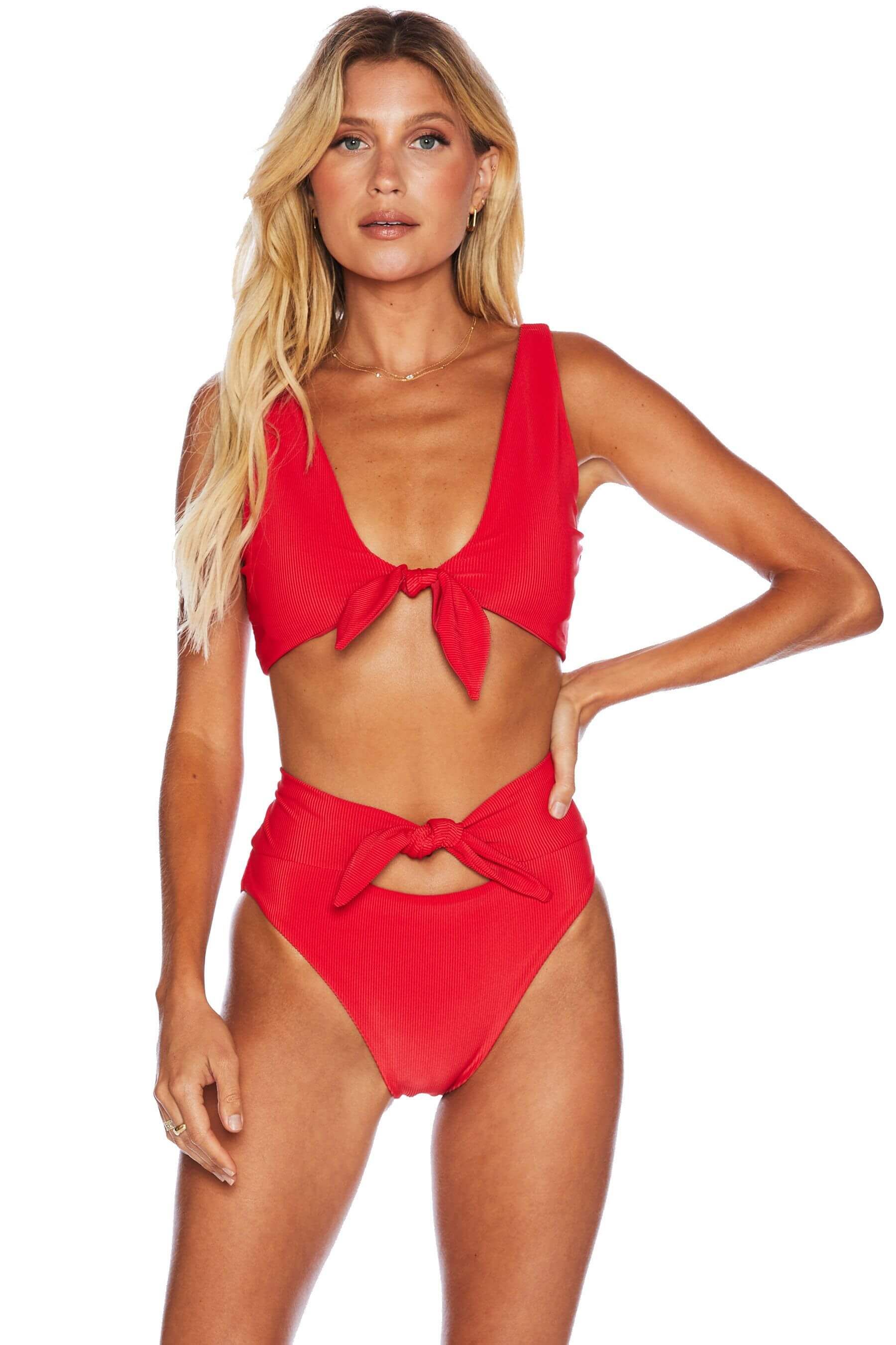 Emma Bottom Red sold by Beach Riot product image thumbnail 2