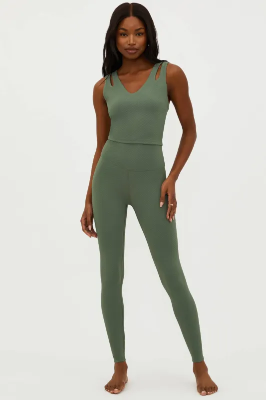 Piper Legging Queen Palm Waffle sold by Beach Riot