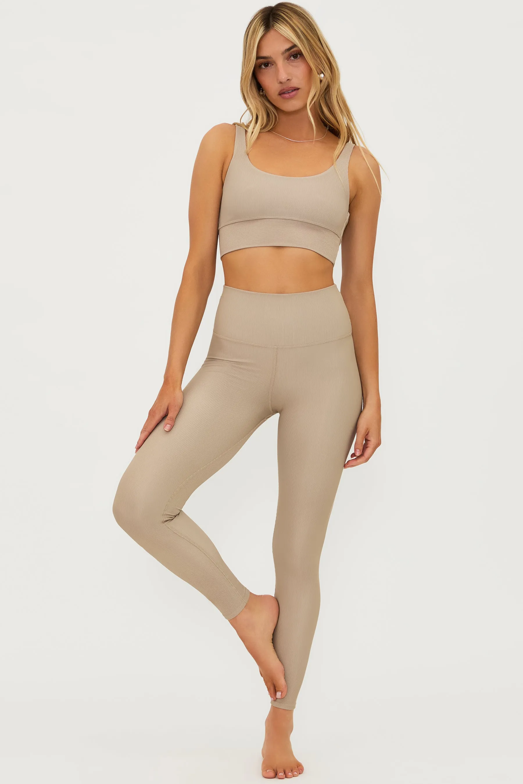 Ayla Legging Tan sold by Beach Riot product image thumbnail 5