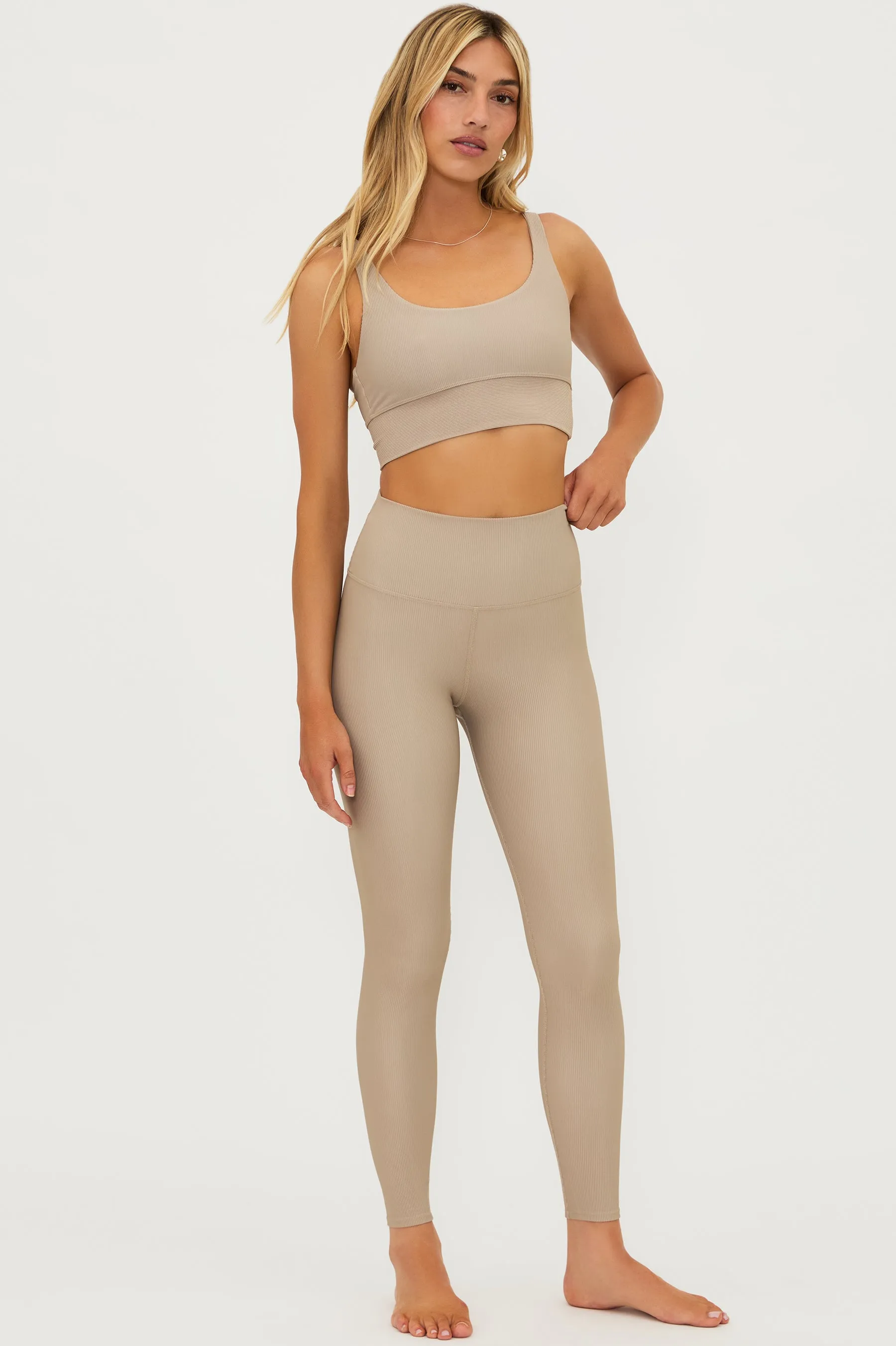 Ayla Legging Tan sold by Beach Riot product image thumbnail 4