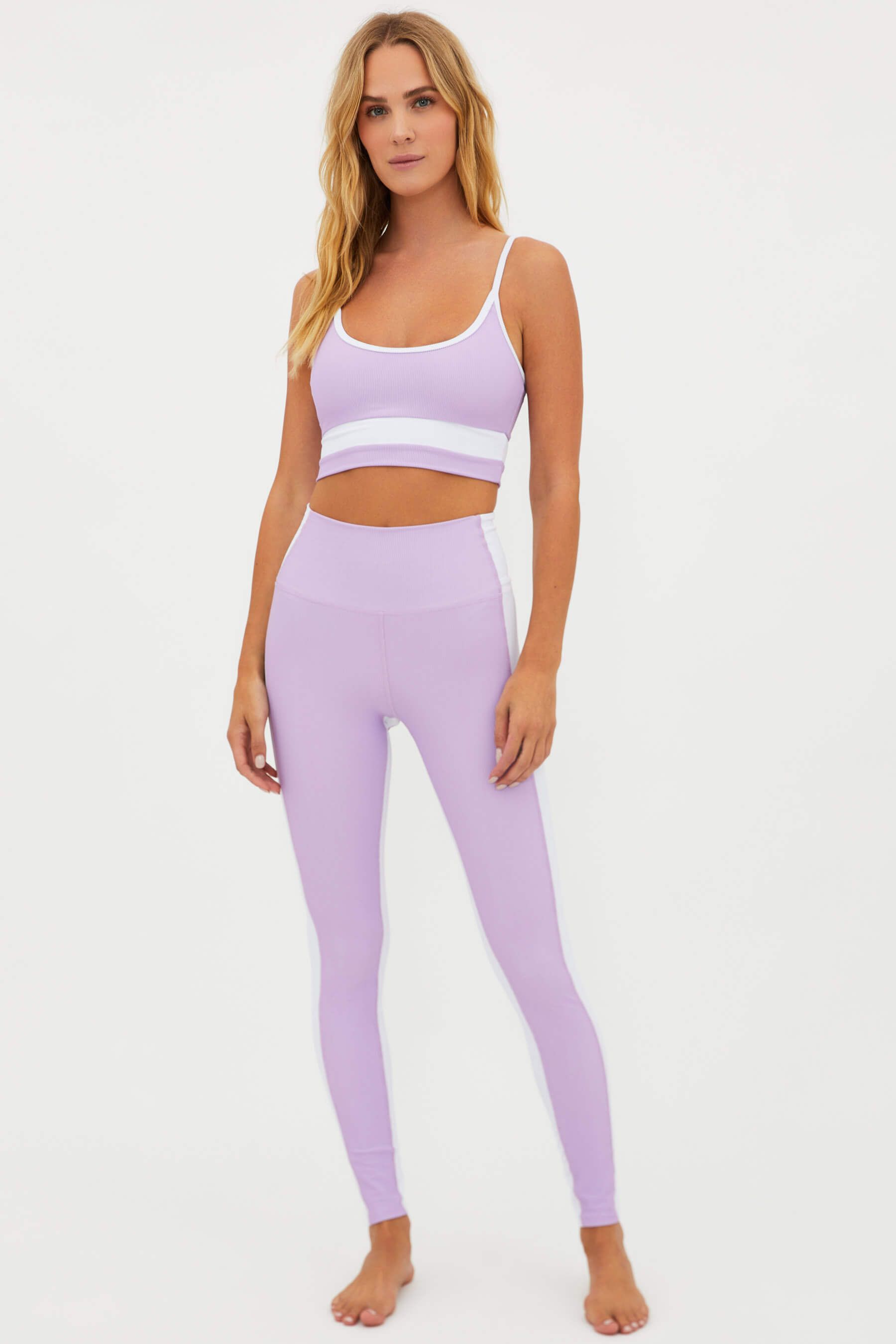 Colorblock Legging Orchid Bloom sold by Beach Riot product image thumbnail 3