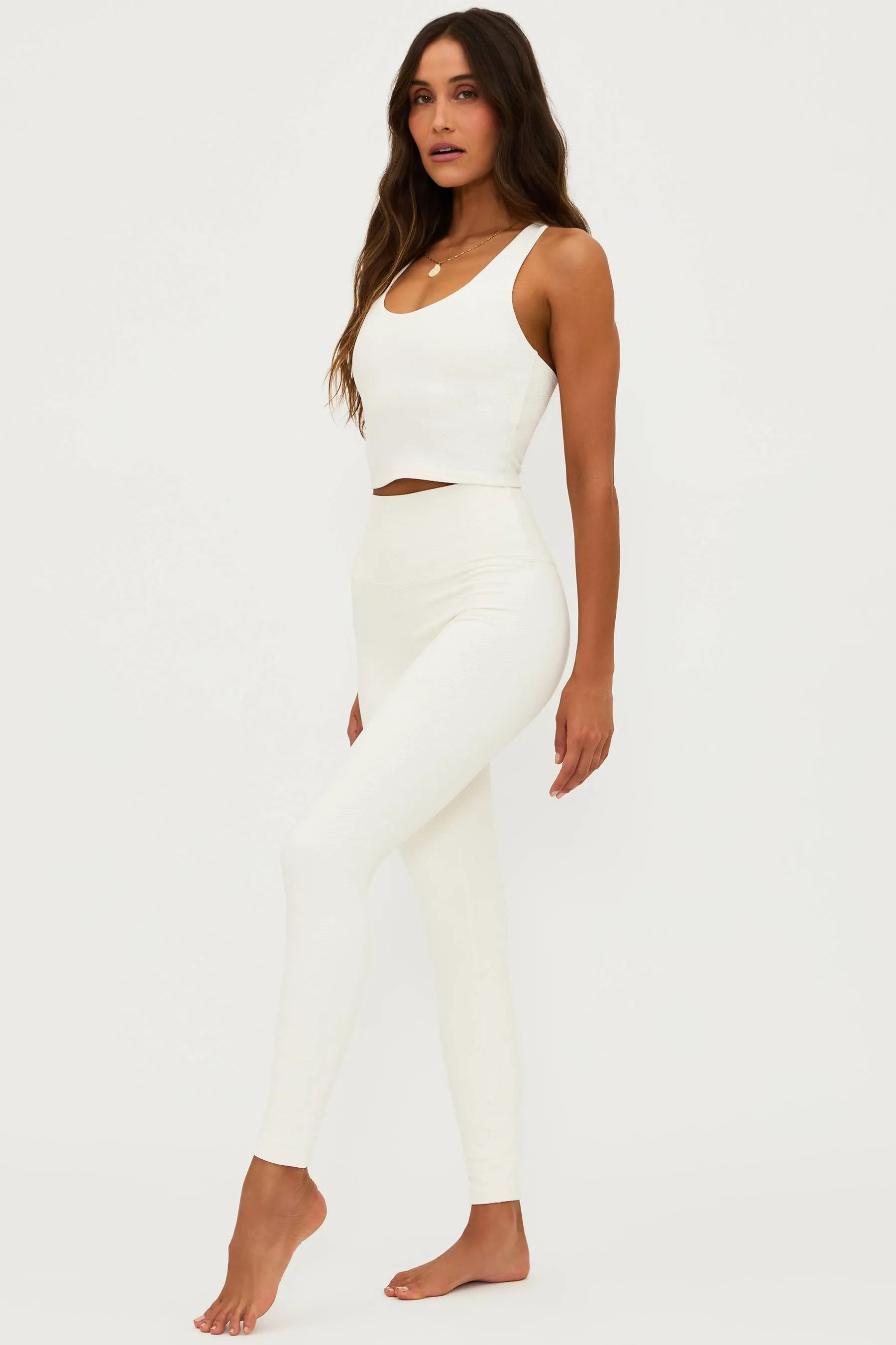 Piper Legging Snow Cloud Waffle sold by Beach Riot product image thumbnail 3