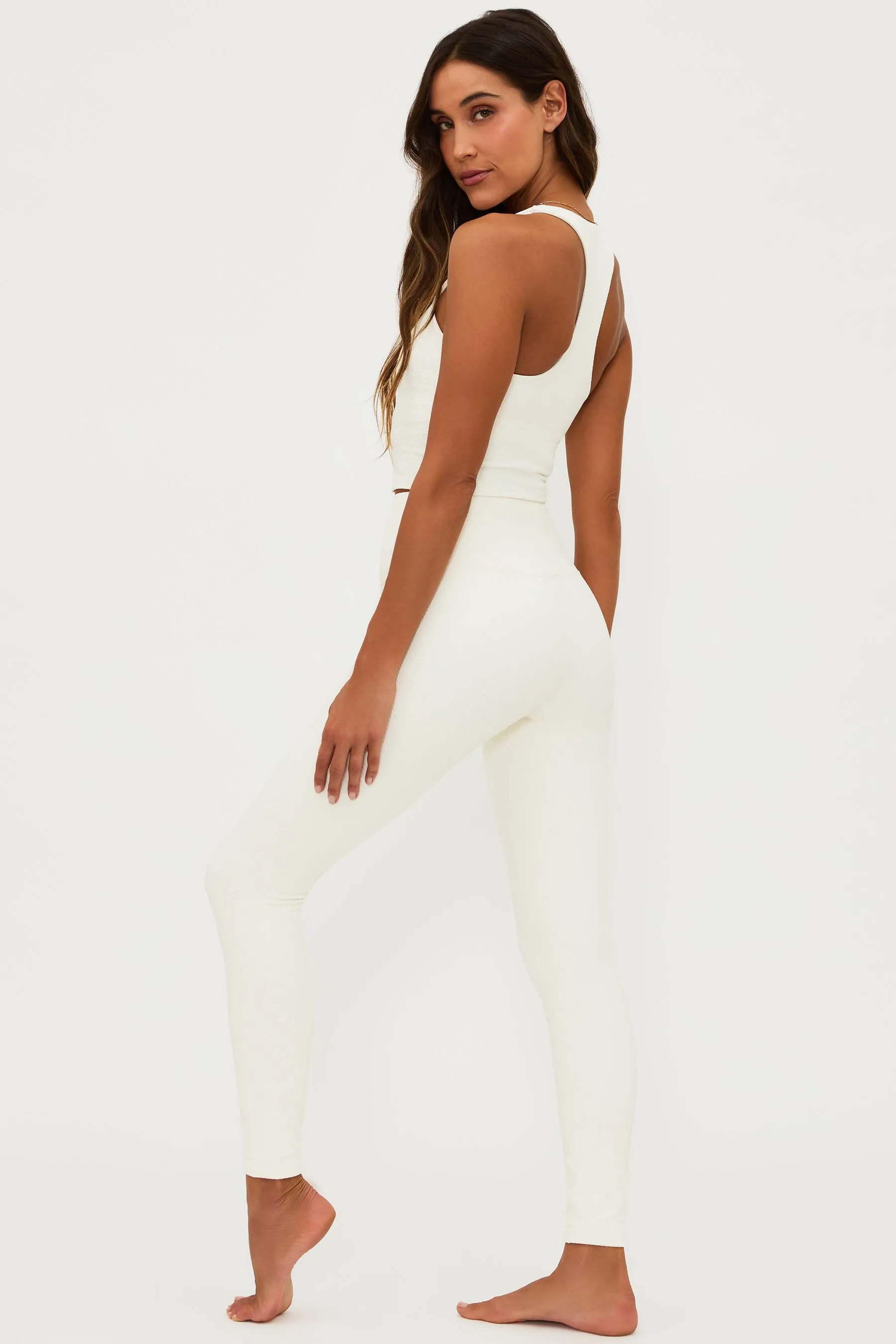 Piper Legging Snow Cloud Waffle sold by Beach Riot product image thumbnail 2