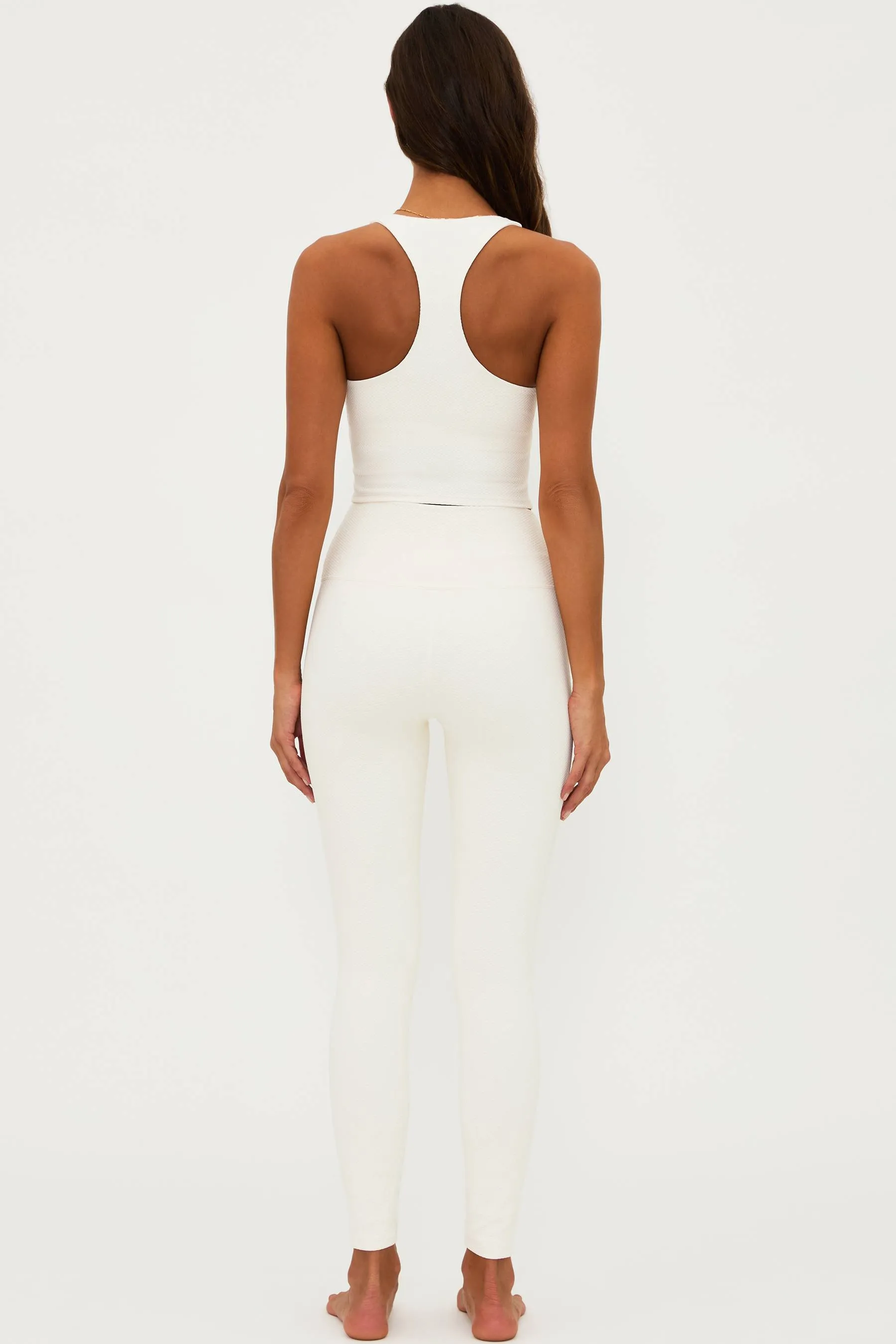 Piper Legging Snow Cloud Waffle sold by Beach Riot product image thumbnail 4