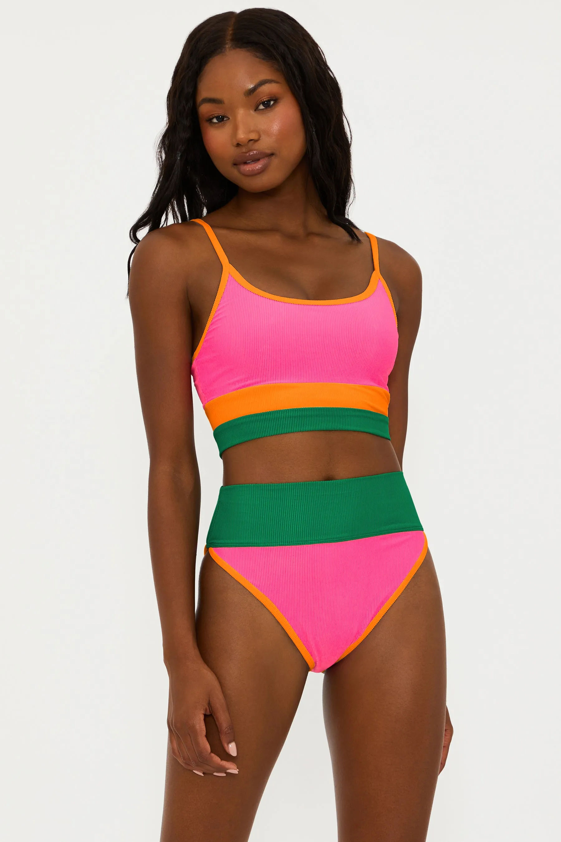 Eva Top Strawberry Colorblock sold by Beach Riot product image thumbnail 4