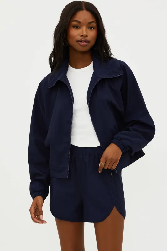 Casen Jacket Marine Navy sold by Beach Riot