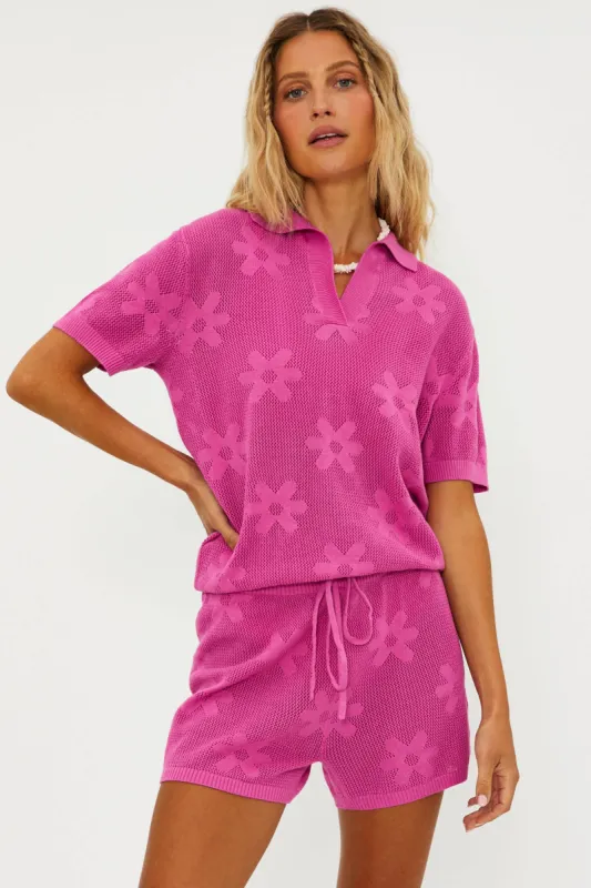 Liliana Top Blossom Jacquard sold by Beach Riot