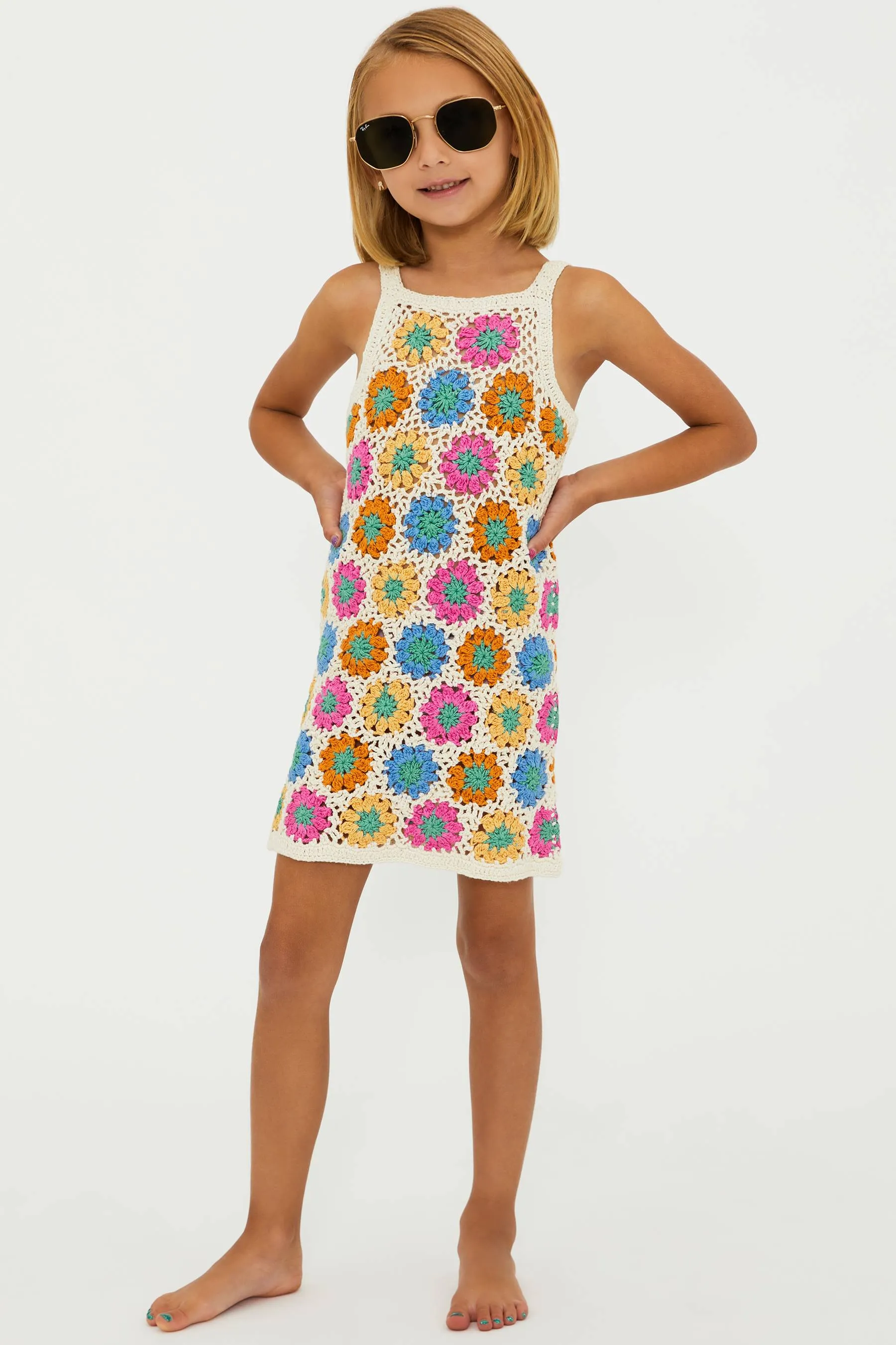 Tessie Dress Golden Hour Flower sold by Beach Riot