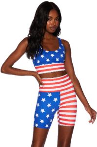 Leah Top Stars & Stripes sold by Beach Riot