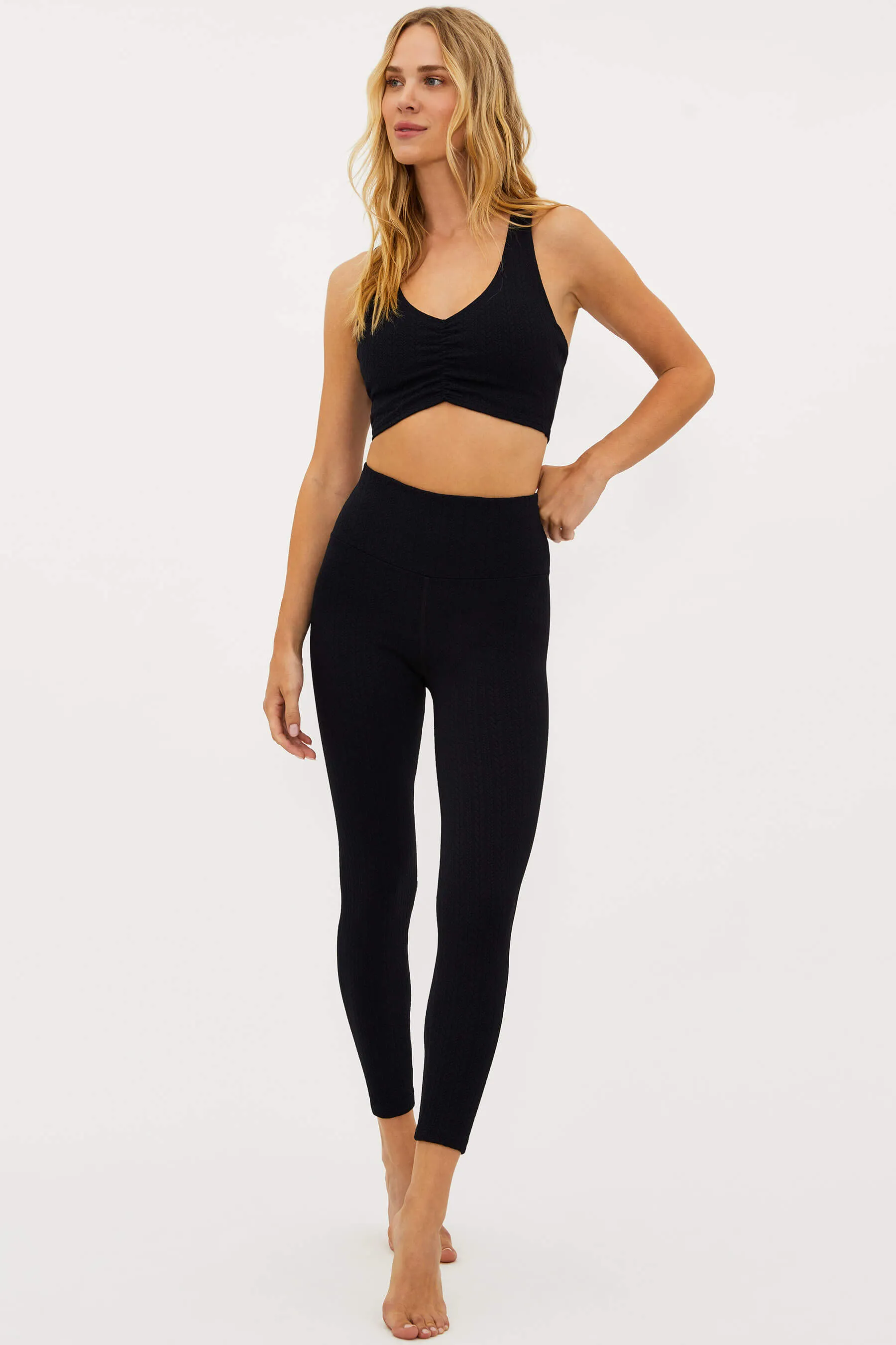 Piper Legging Black Cable sold by Beach Riot
