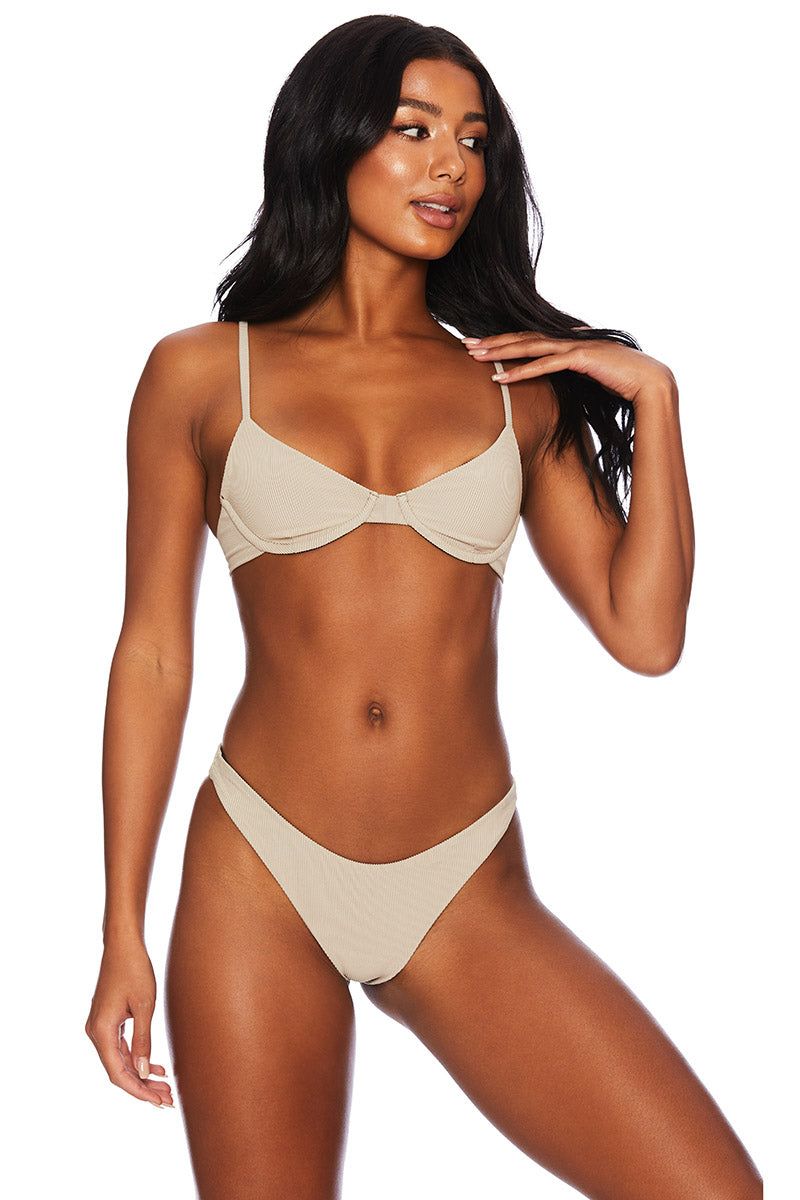 Ribbed Camilla Top Tan sold by Beach Riot product image thumbnail 2