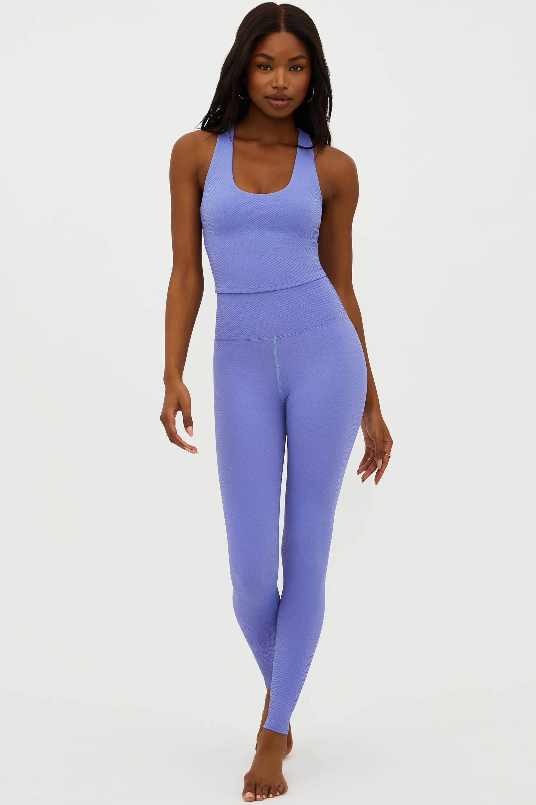 Piper Legging Periwinkle Waffle sold by Beach Riot
