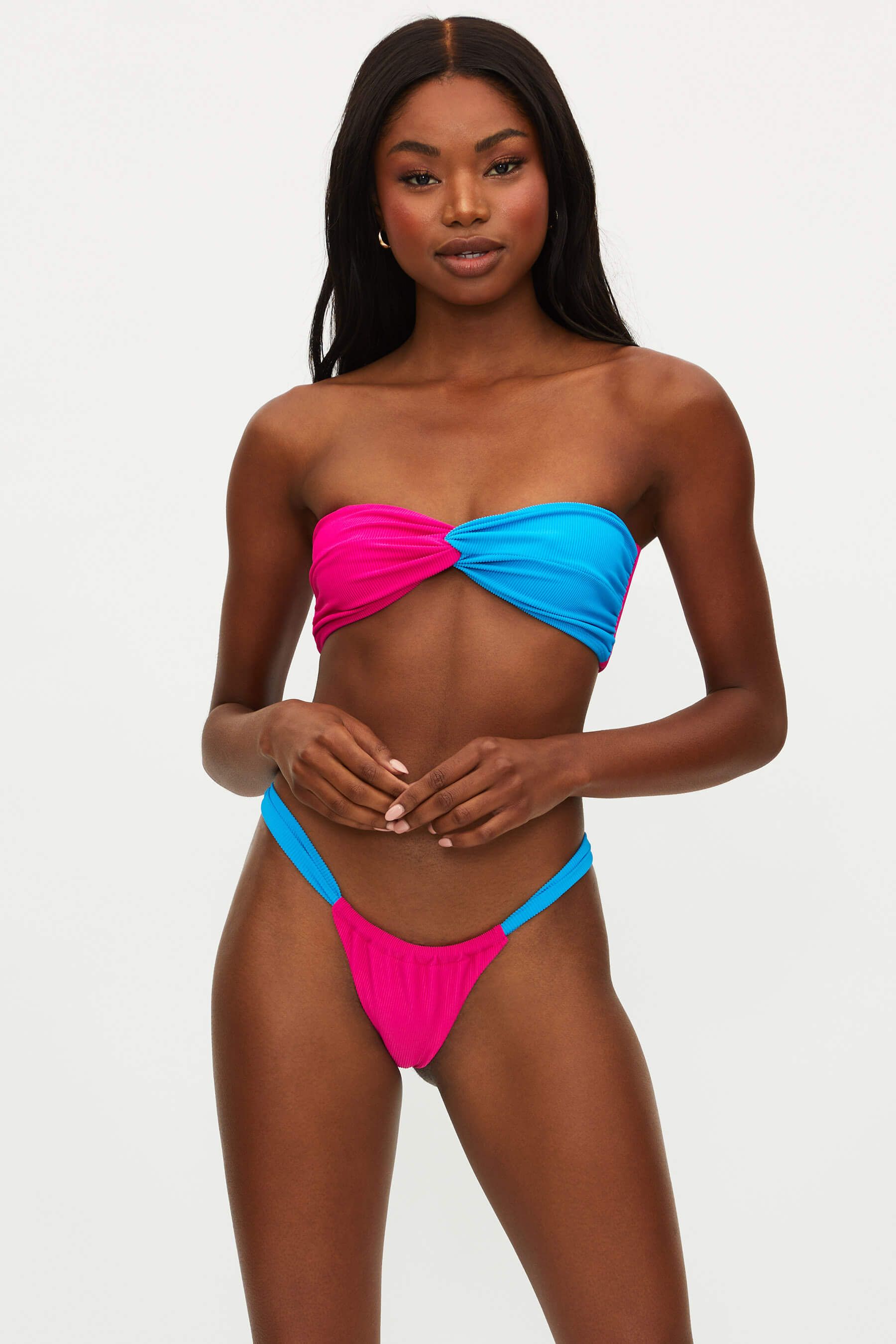 Joan Bottom Retro Brights Colorblock sold by Beach Riot product image thumbnail 2