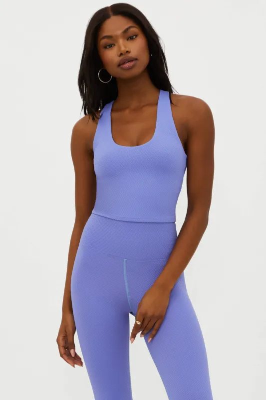 Yara Top Periwinkle Waffle sold by Beach Riot