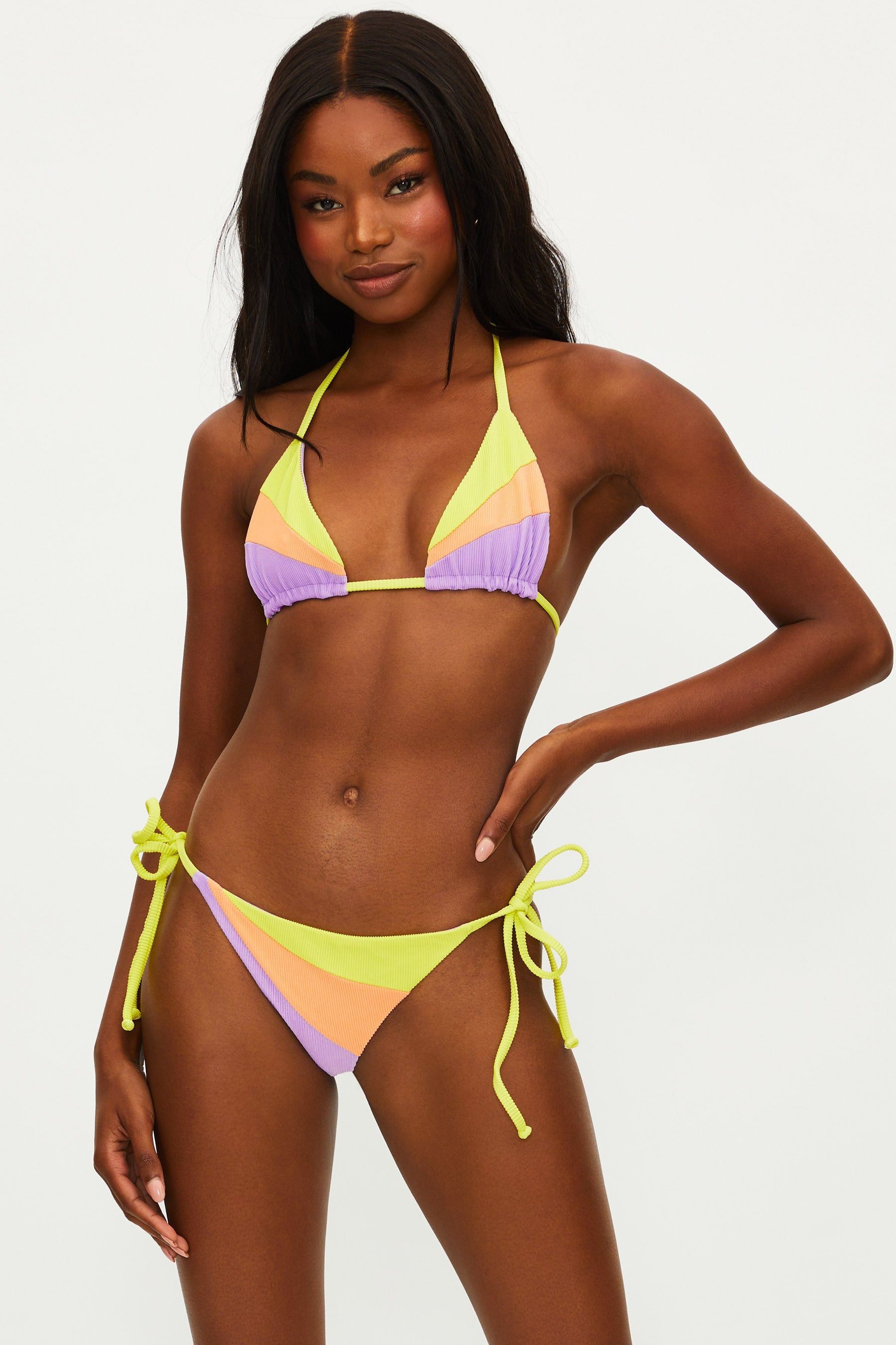 Olive Top Sundazed Colorblock sold by Beach Riot